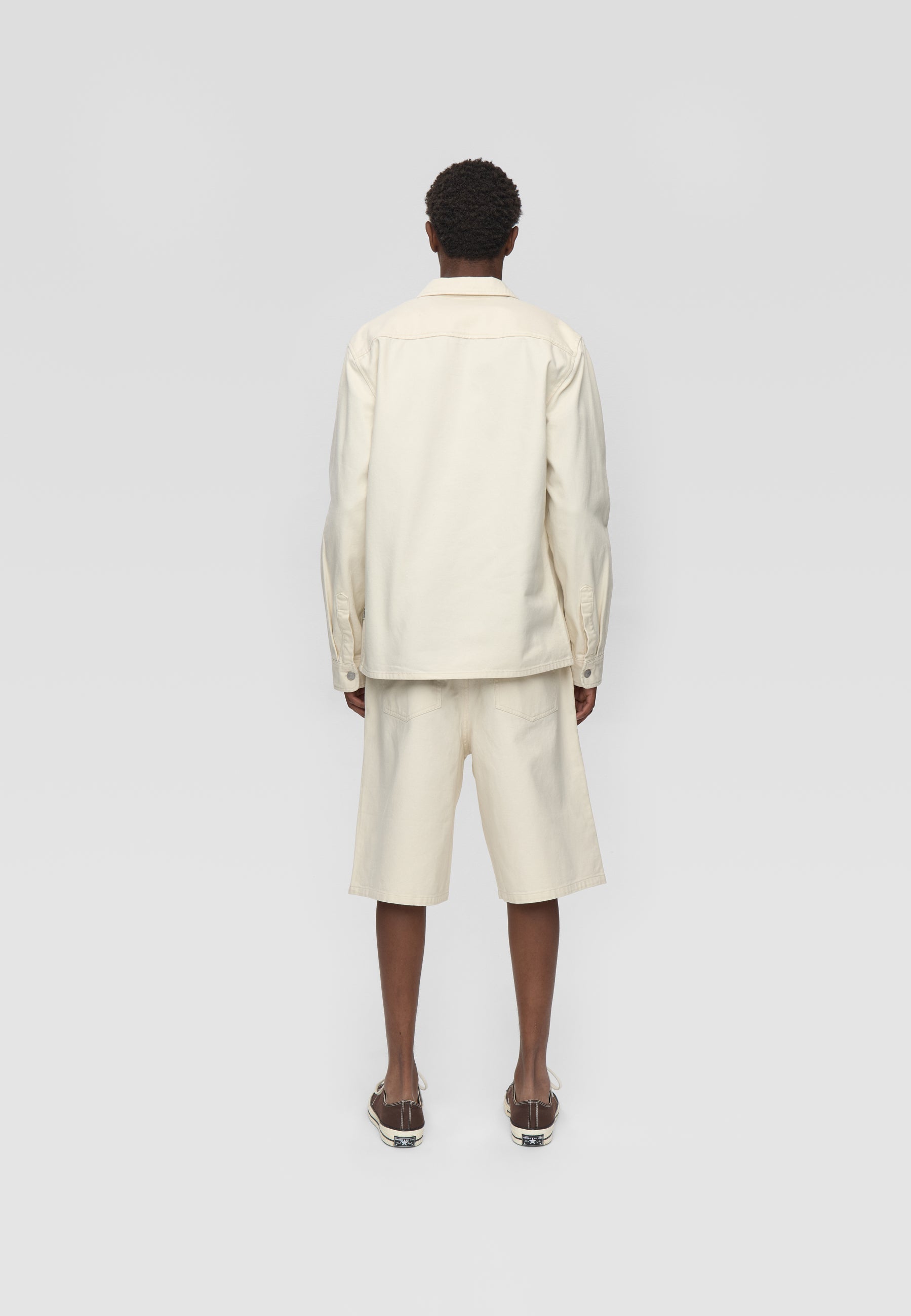 Reg ls shirt 4579 - Whisper white