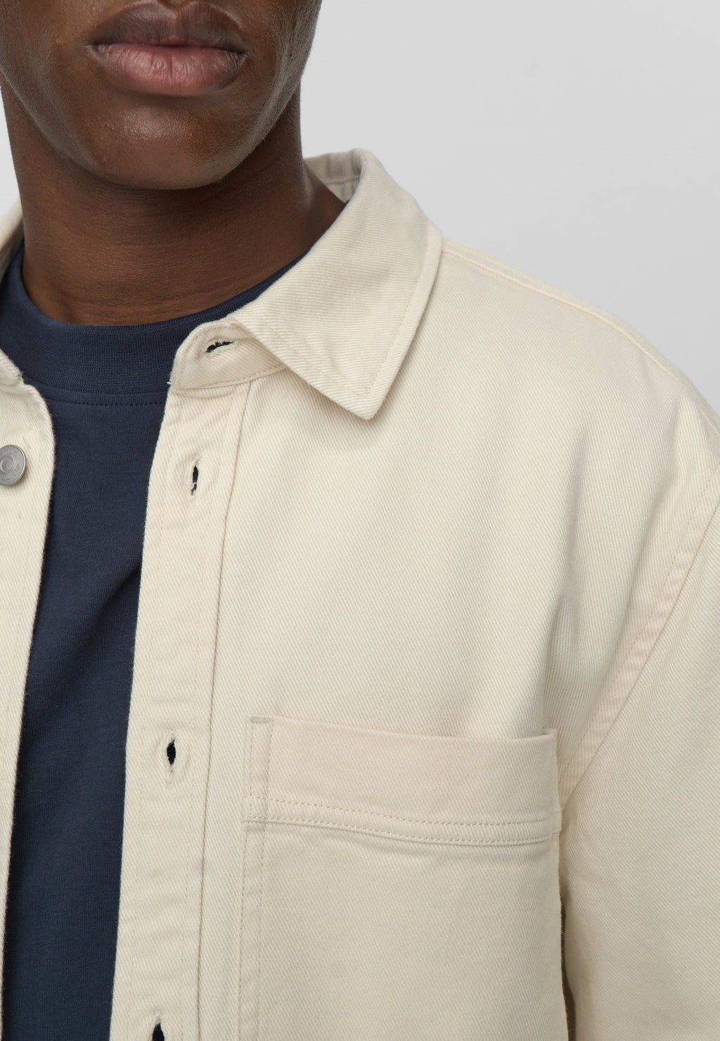 Reg ls shirt 4579 - Whisper white