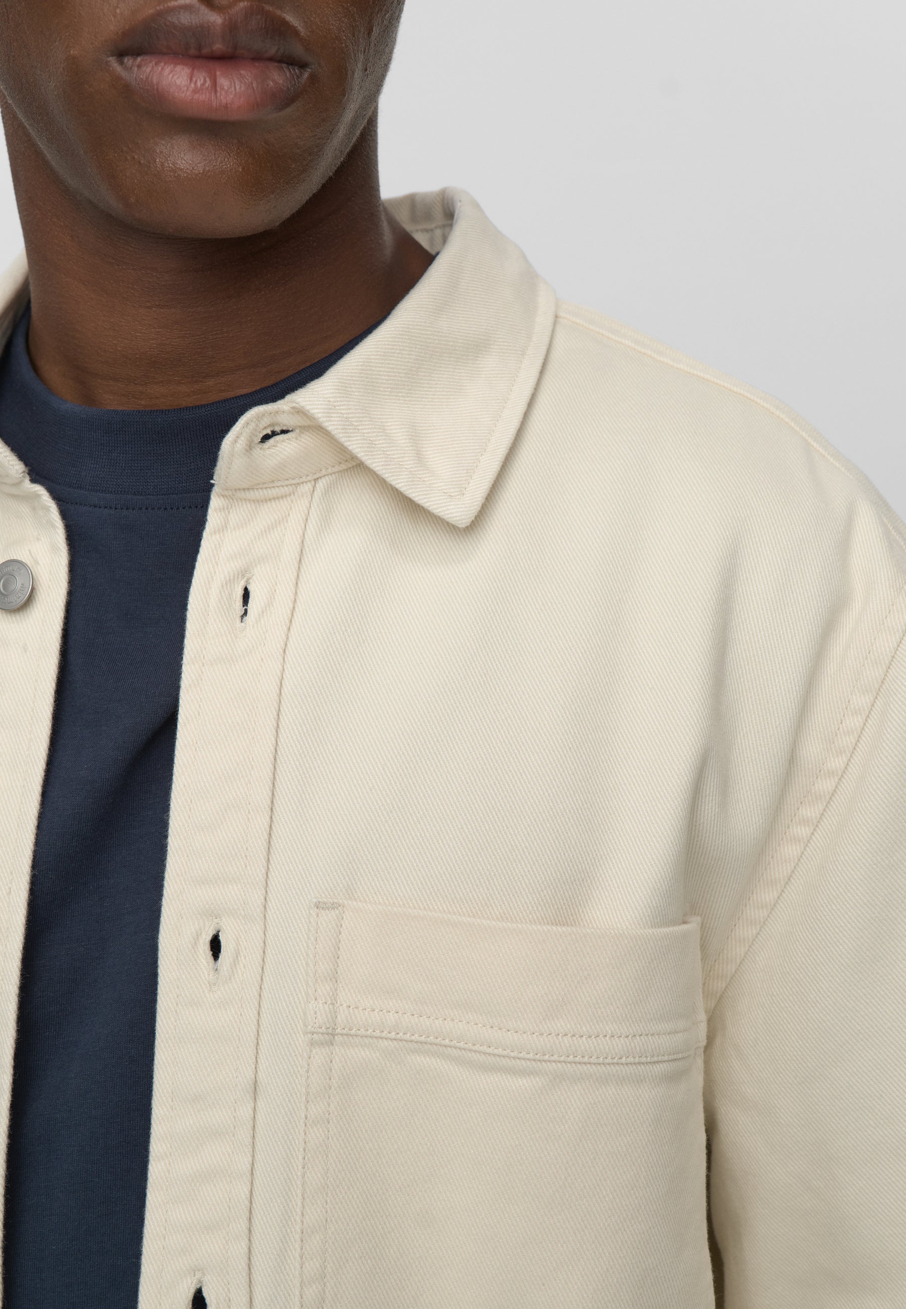 Reg ls shirt 4579 - Whisper white