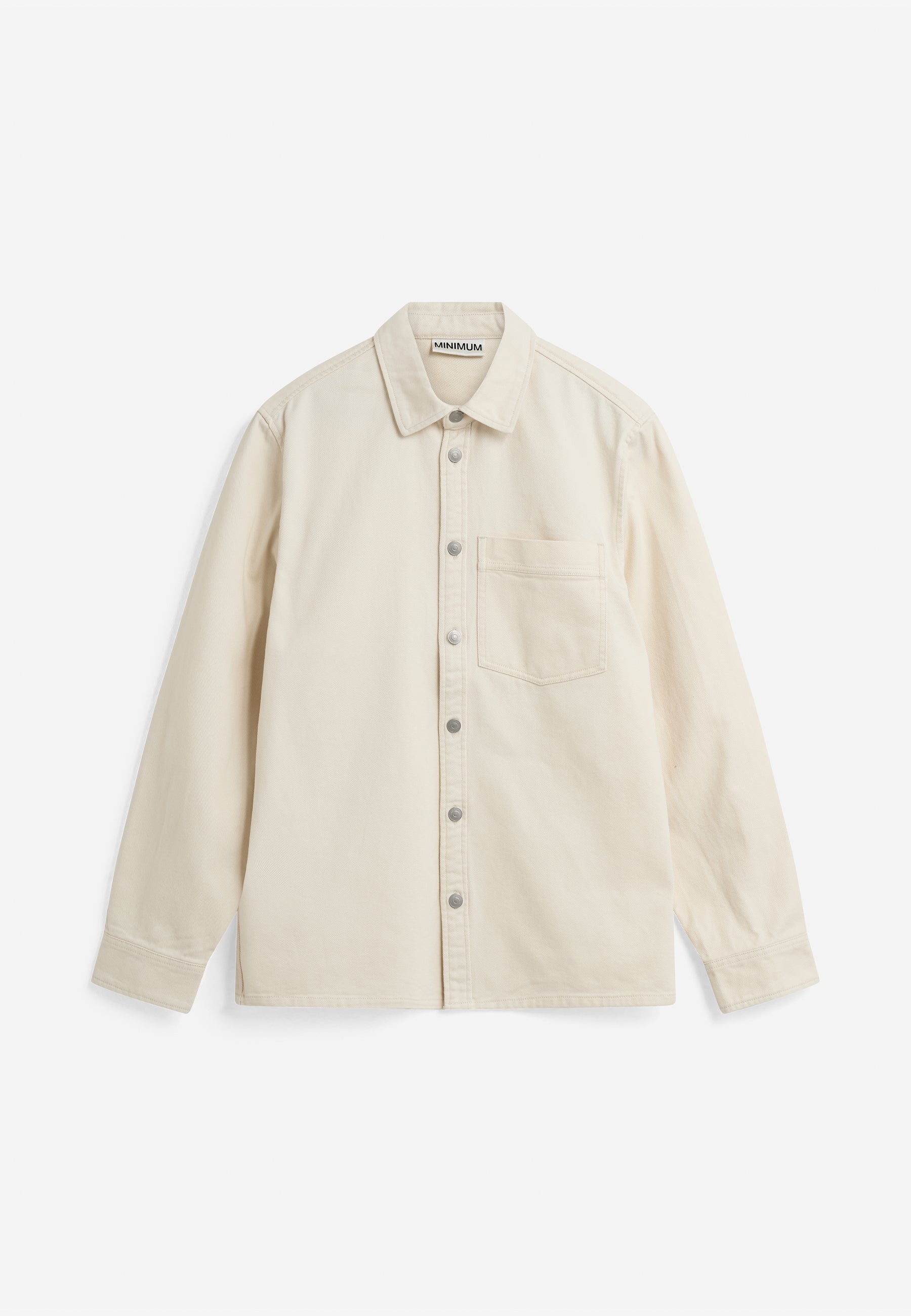 Reg ls shirt 4579 - Whisper white