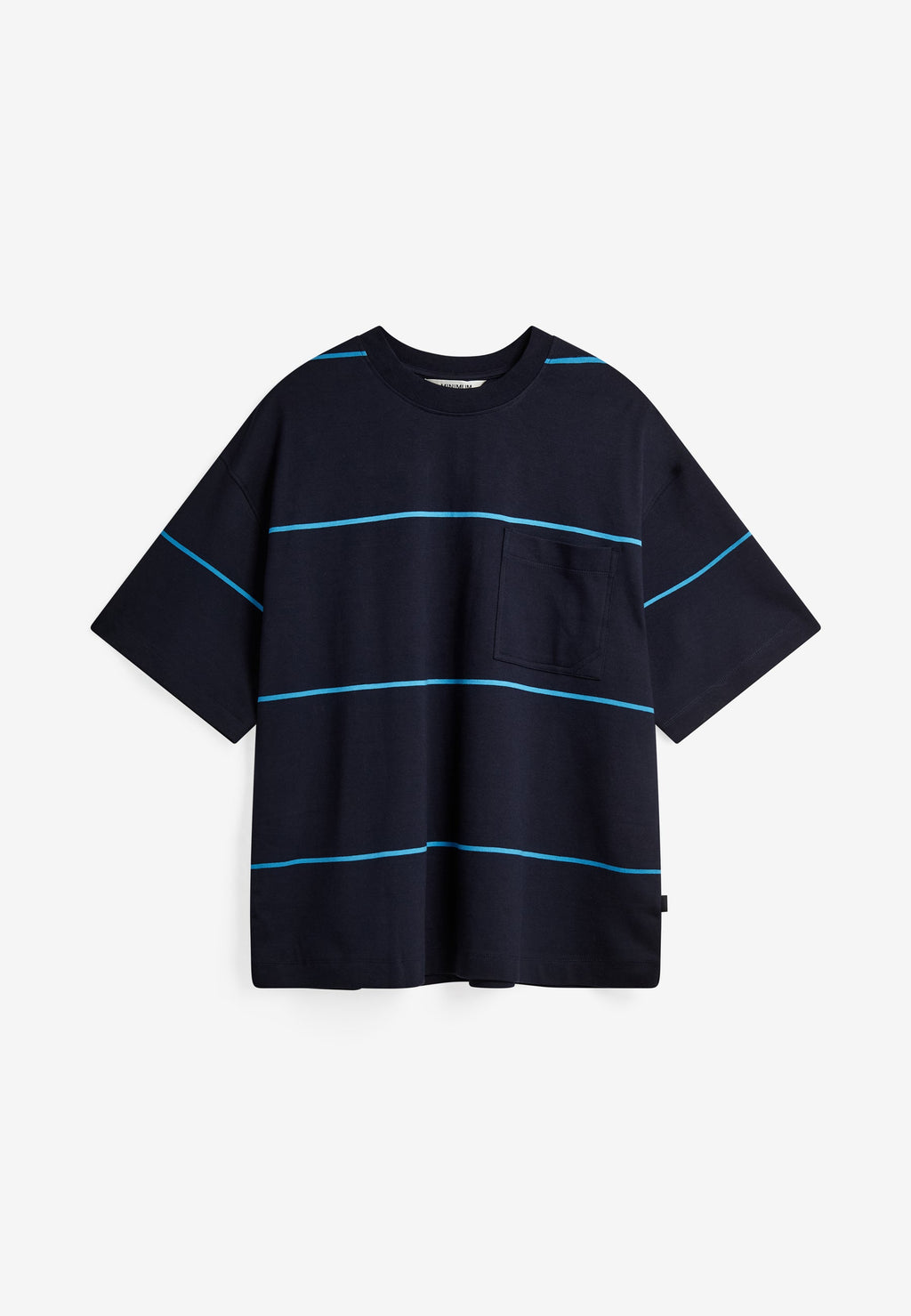Elias ovz ss striped tee G4613 - Sky Captain