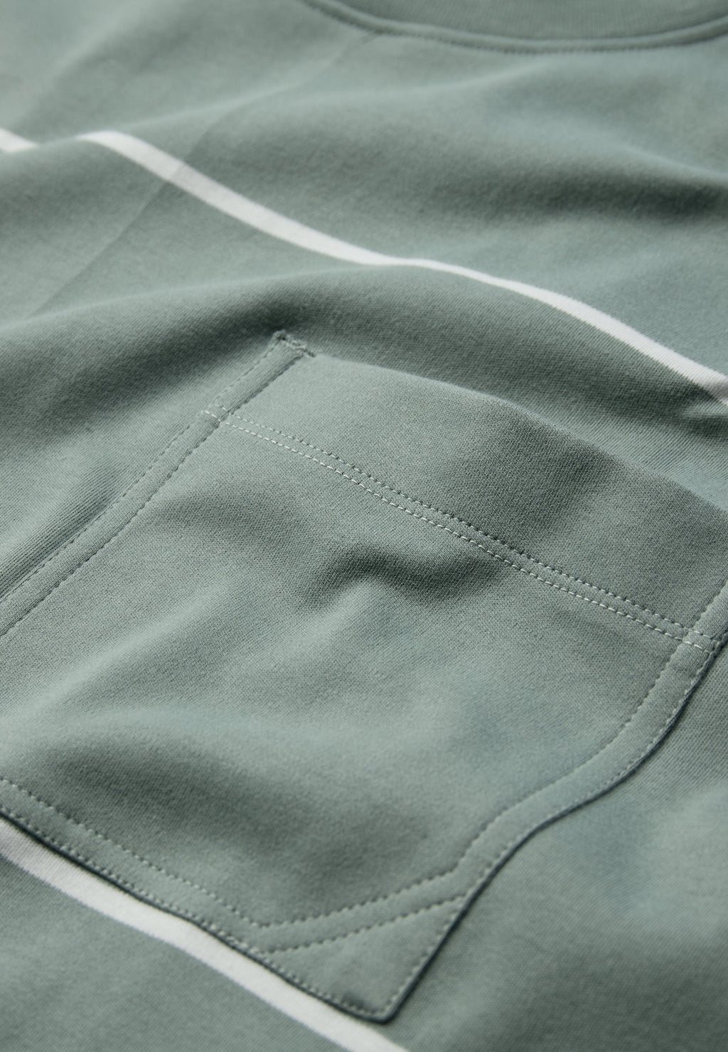 Ovz ss striped tee G4613 - Chinois green