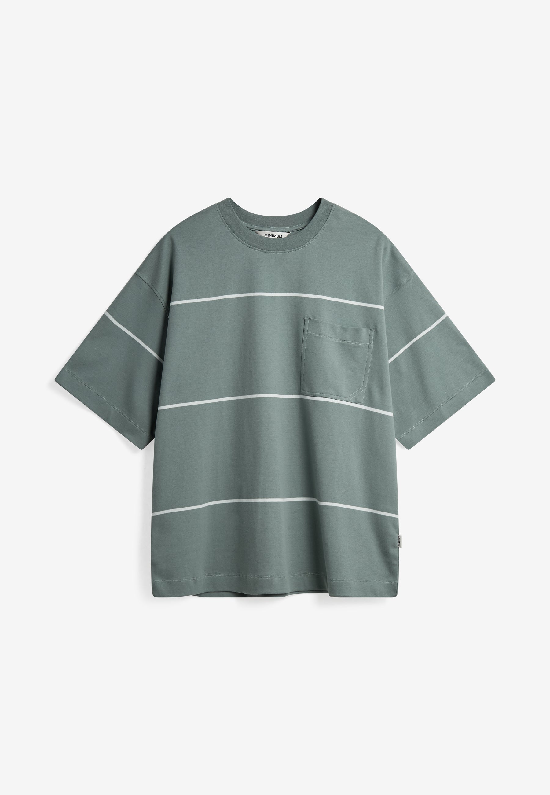 Elias ovz ss striped tee G4613 - Chinois green