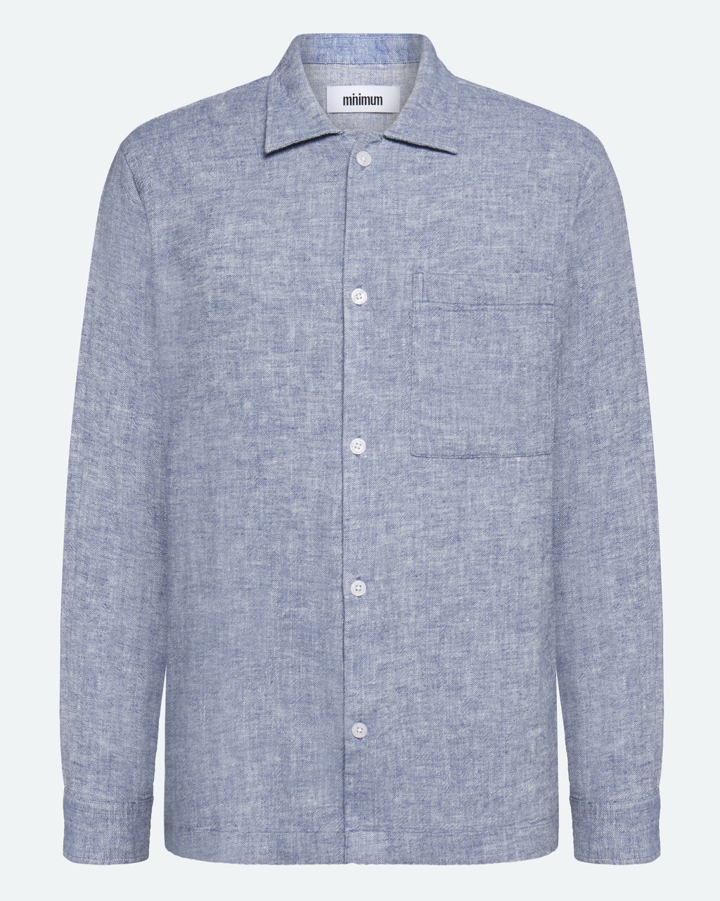 Long sleeved shirt in linen blend 4236 - Angel Falls