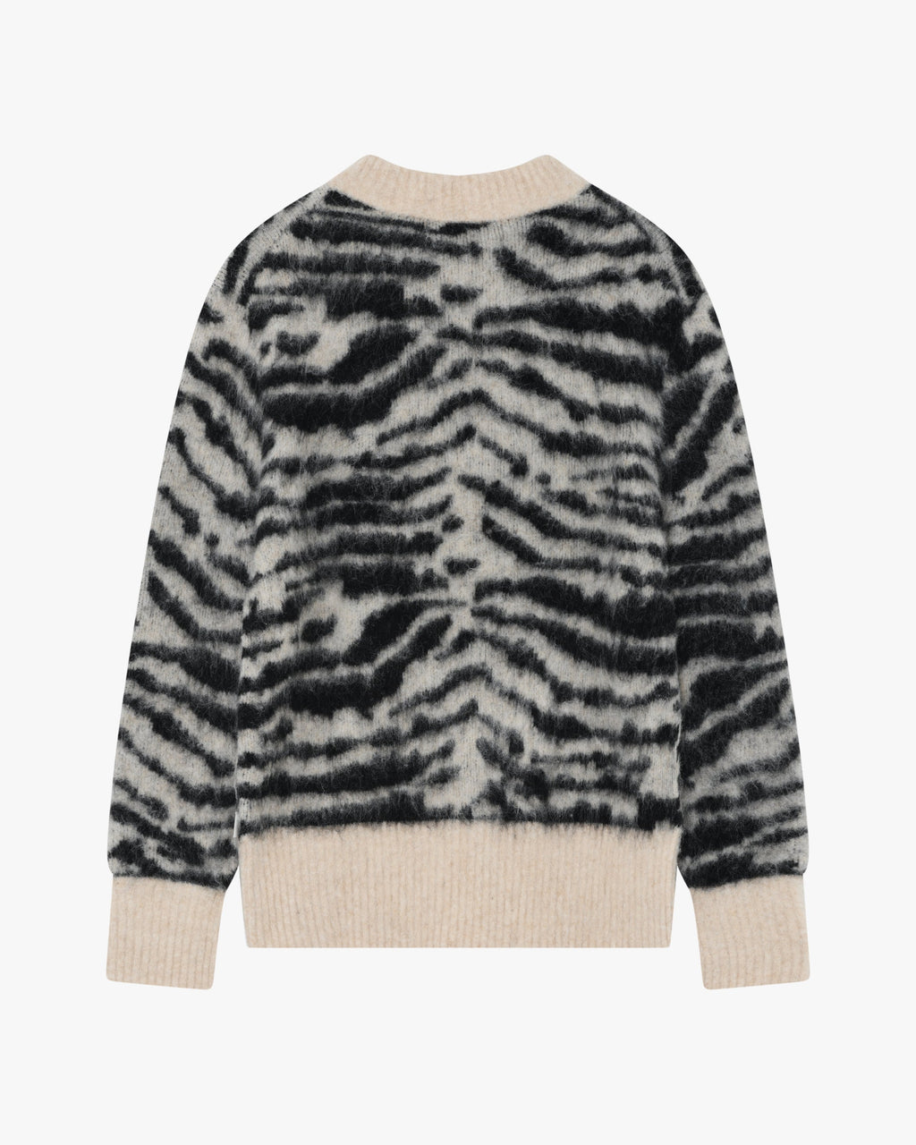 Pull col rond en maille fine - Tourterelle
