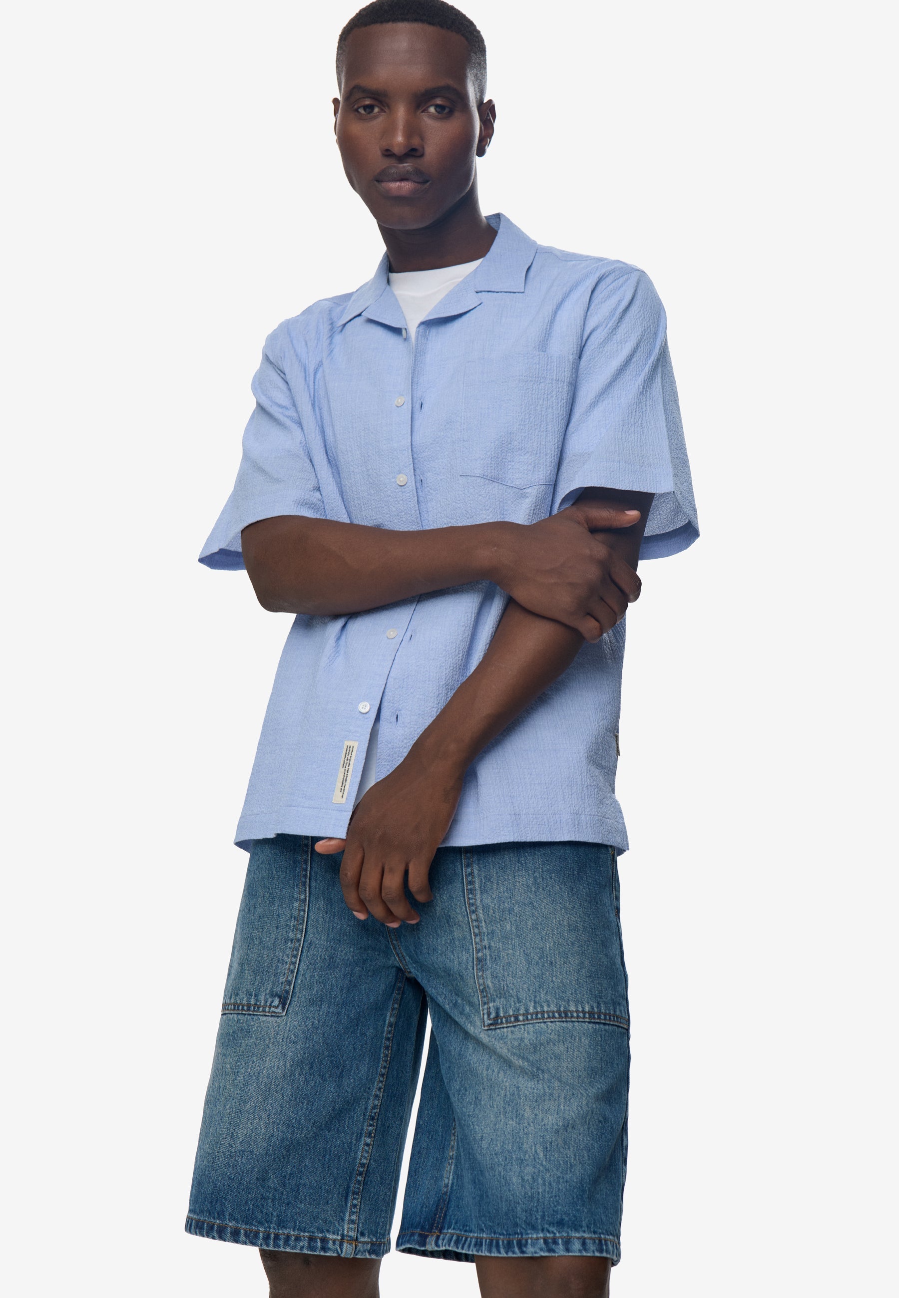 Hayden reg ss shirt 4664 - Heritage blue