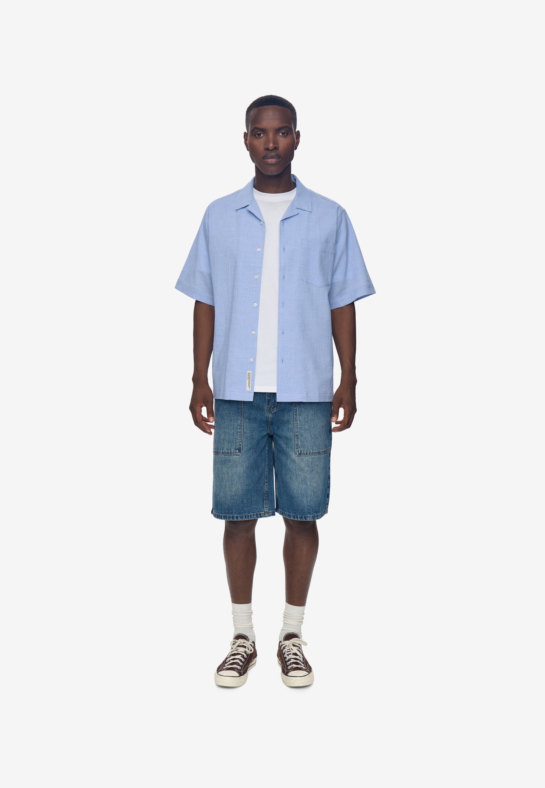 Hayden reg ss shirt 4664 - Heritage blue