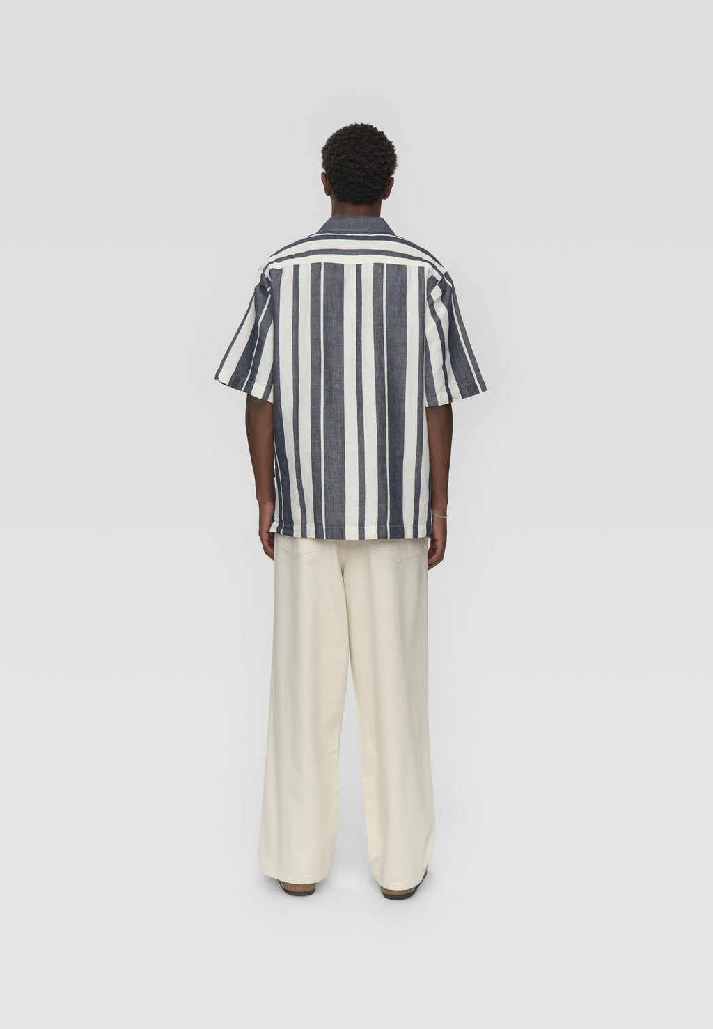 Reg ss striped shirt 4577 - Sky Captain