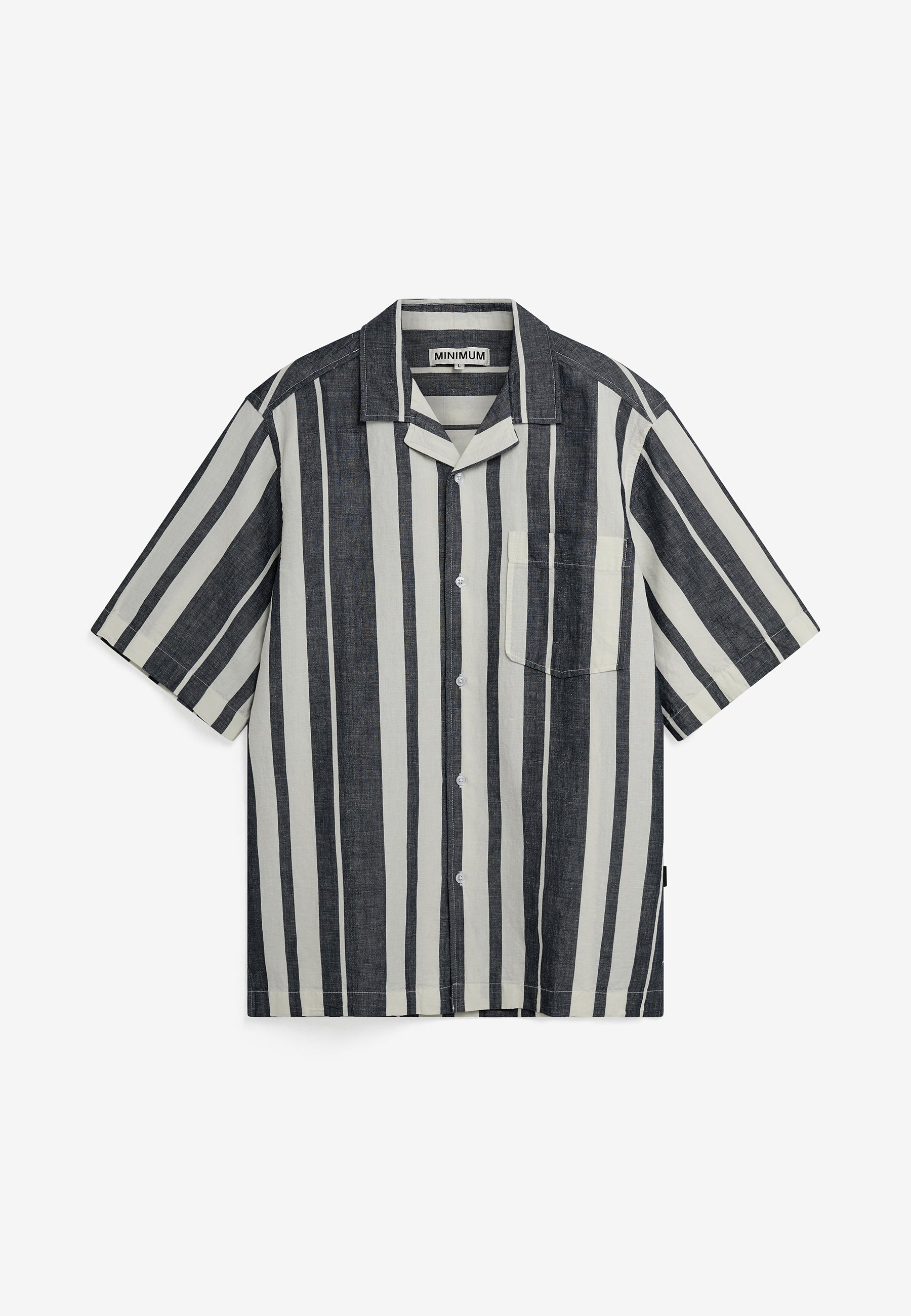 Reg ss striped shirt 4577 - Sky Captain