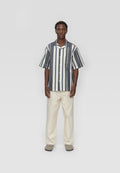 Reg ss striped shirt 4577 - Sky Captain