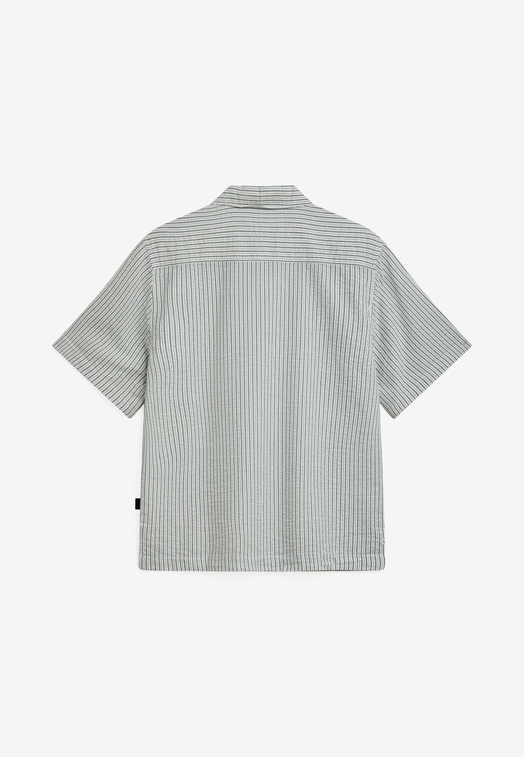 Hayden reg ss strp shirt 4686 - Dark ivy