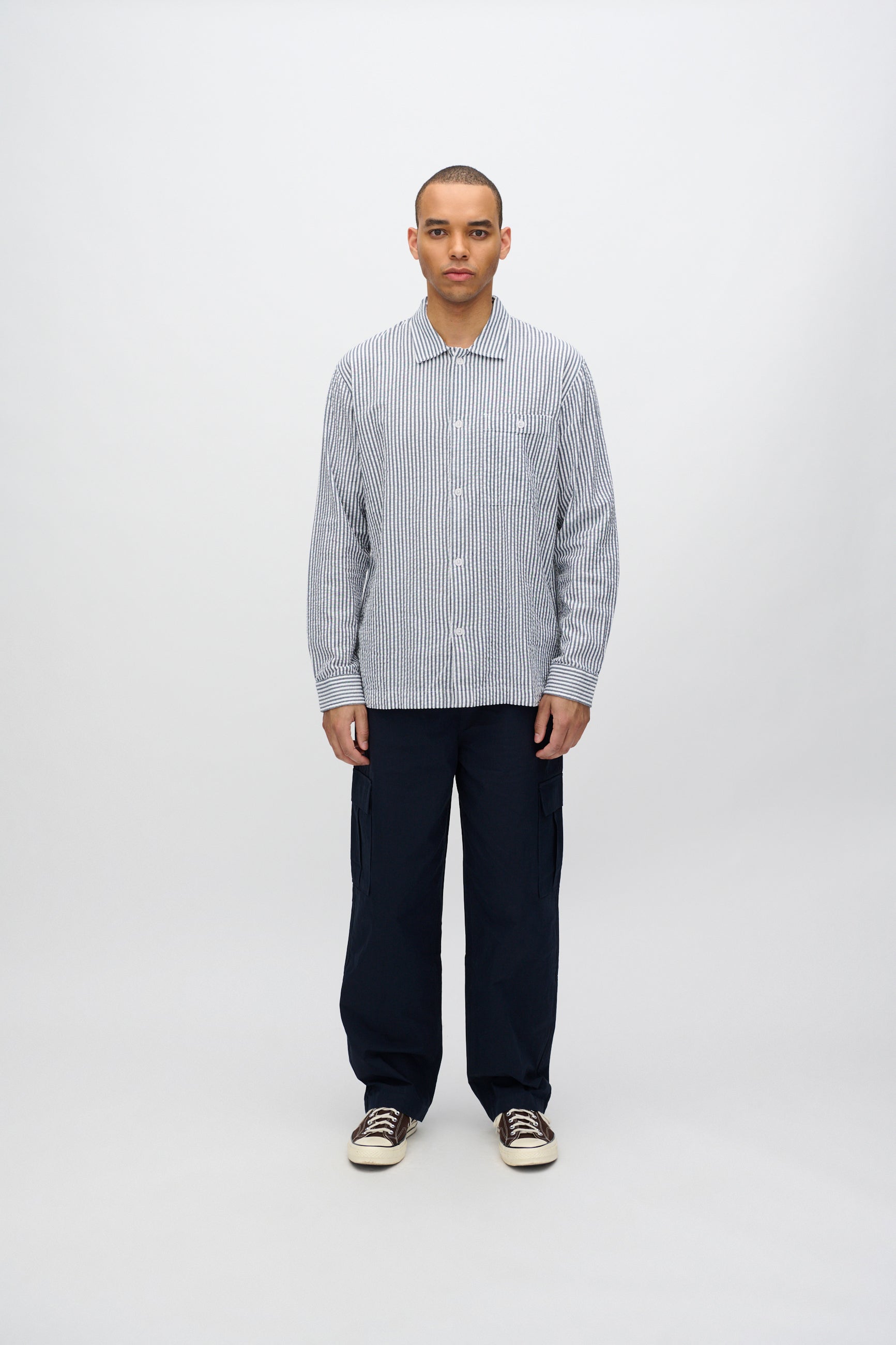 Huxley relaxed cargo pants 4233 - Sky Captain