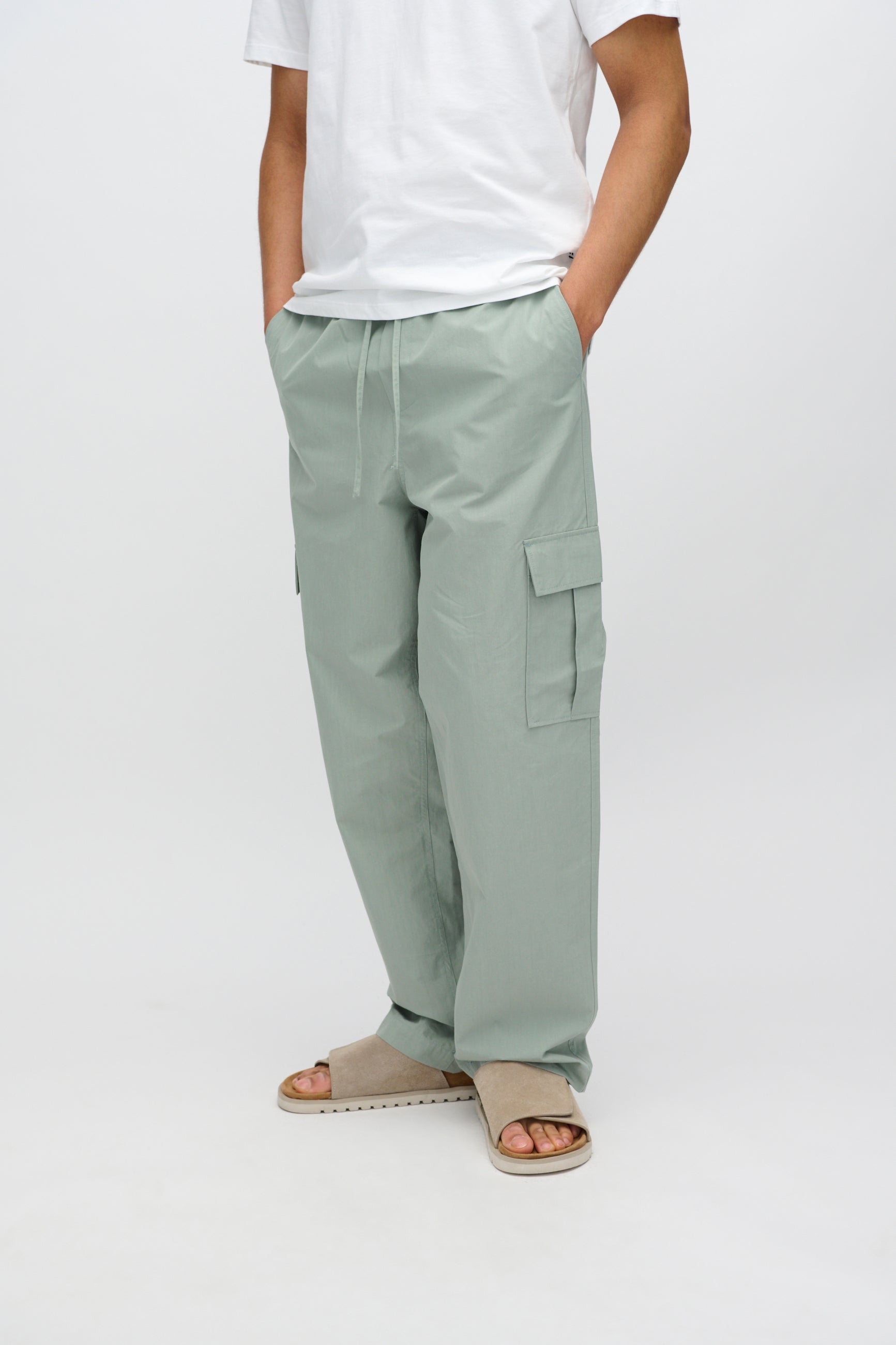 Huxley relaxed cargo pants 4233 - Iceberg Green