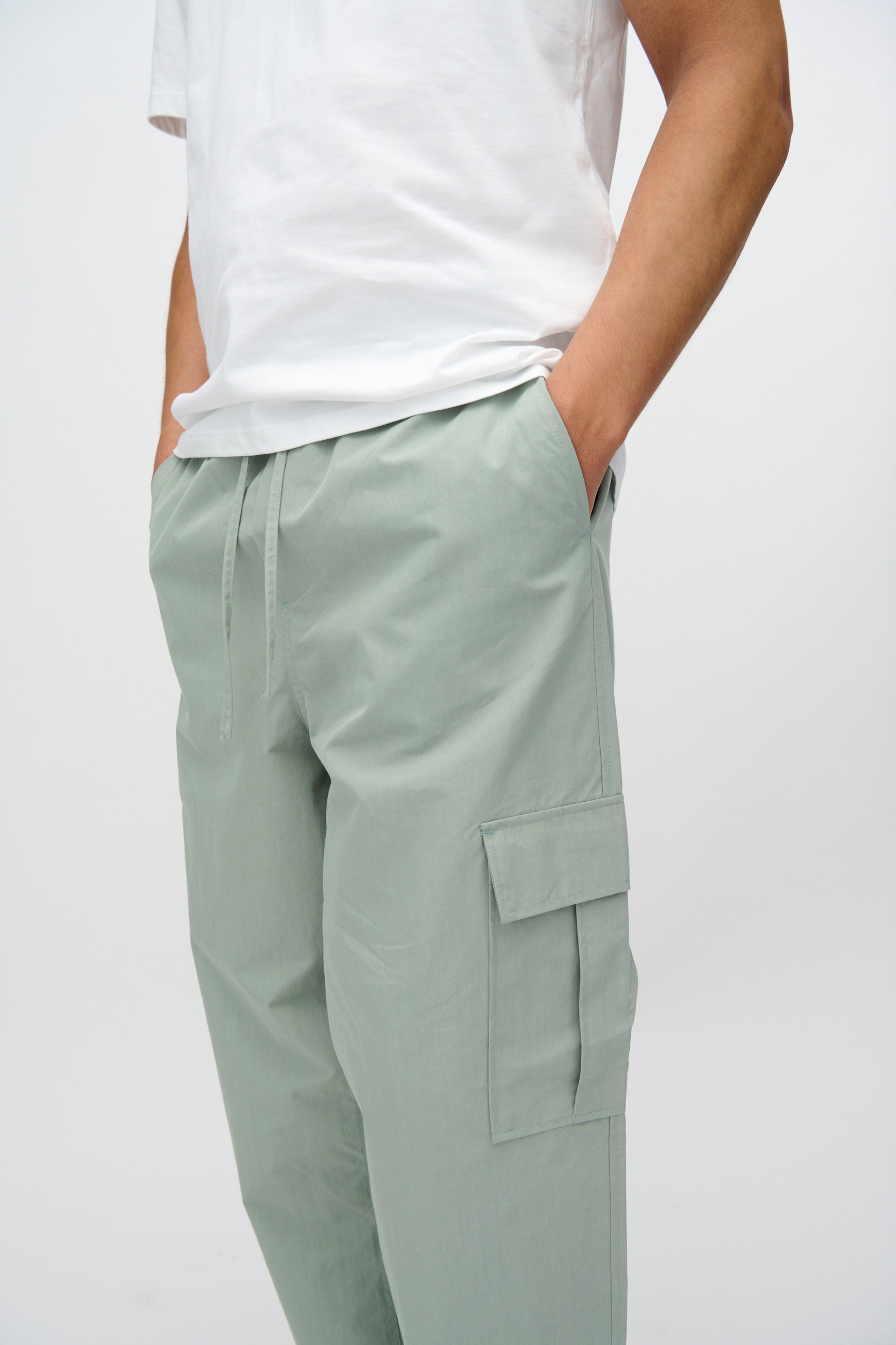 Huxley relaxed cargo pants 4233 - Iceberg Green