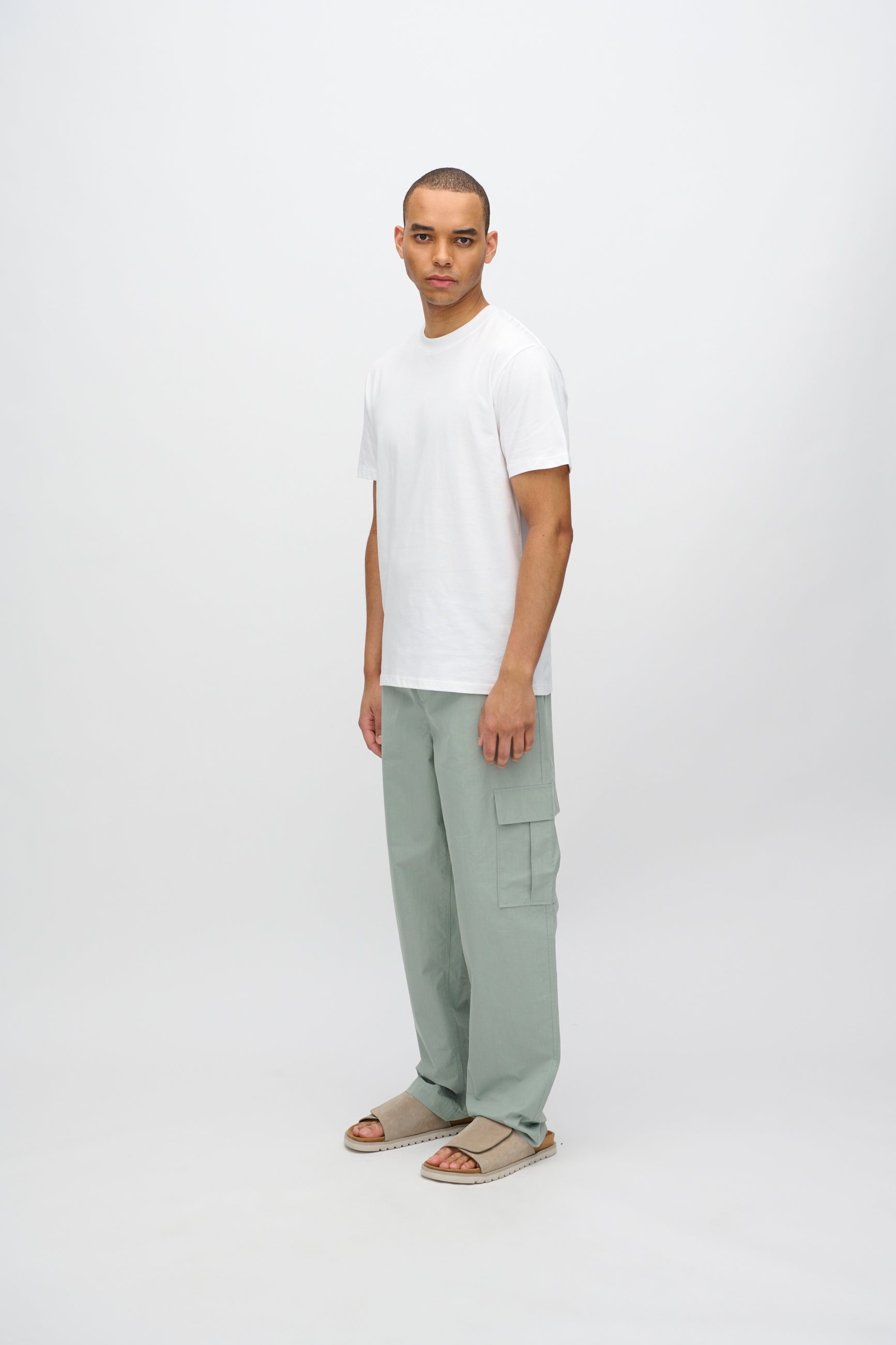 Huxley relaxed cargo pants 4233 - Iceberg Green
