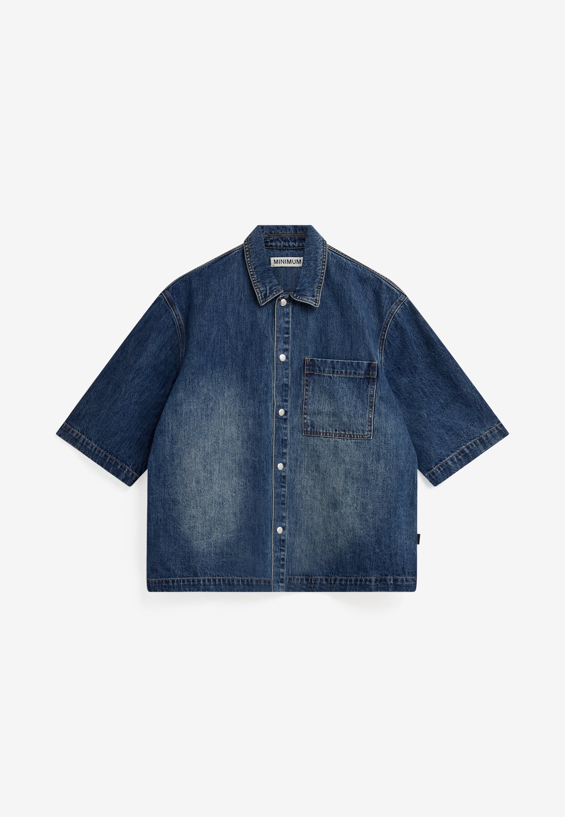 Jamie ovz ss shirt 2461 - Medium Blue