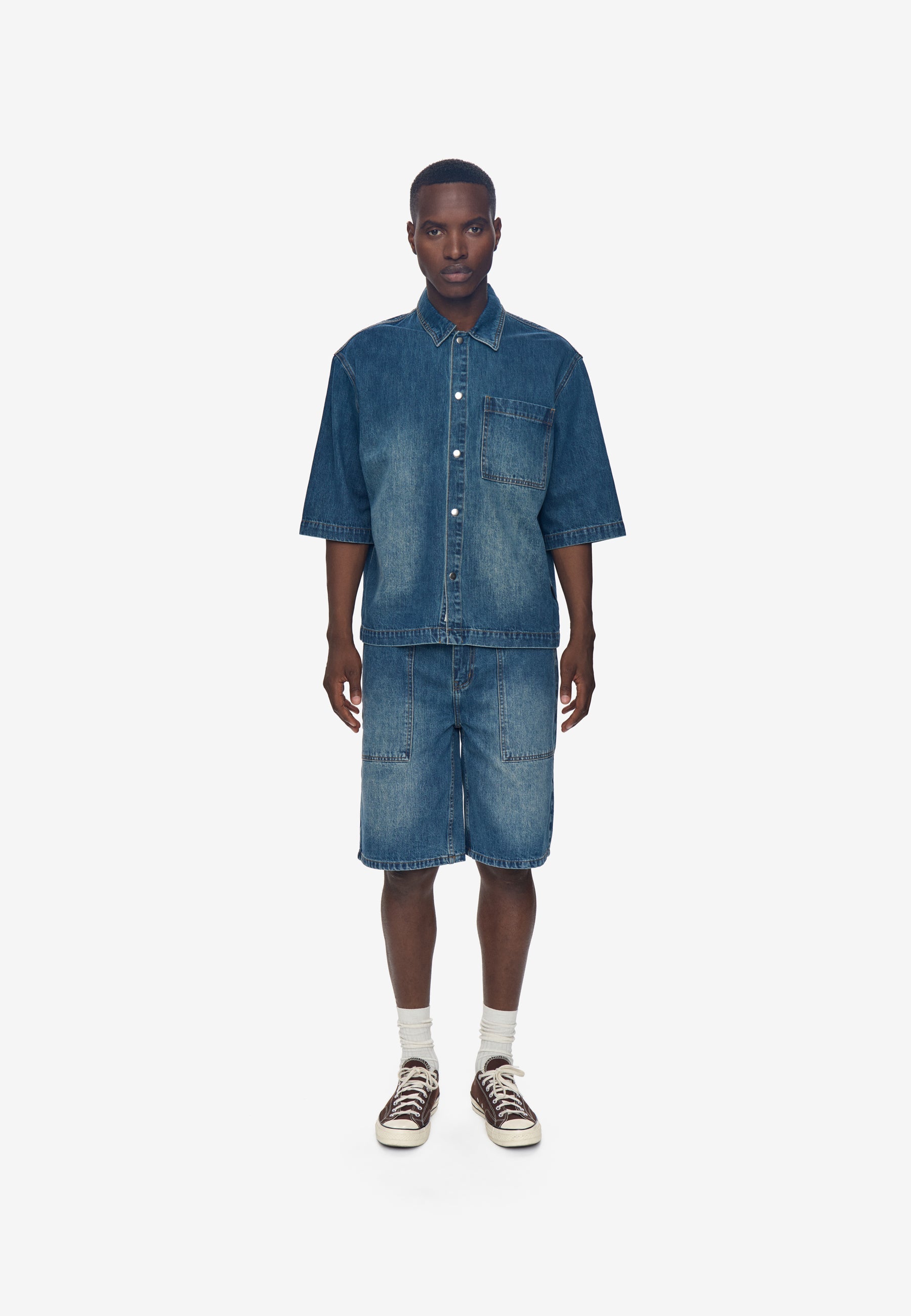 Jamie ovz ss shirt 2461 - Medium Blue