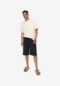 Wde striped shorts 4558 - Black
