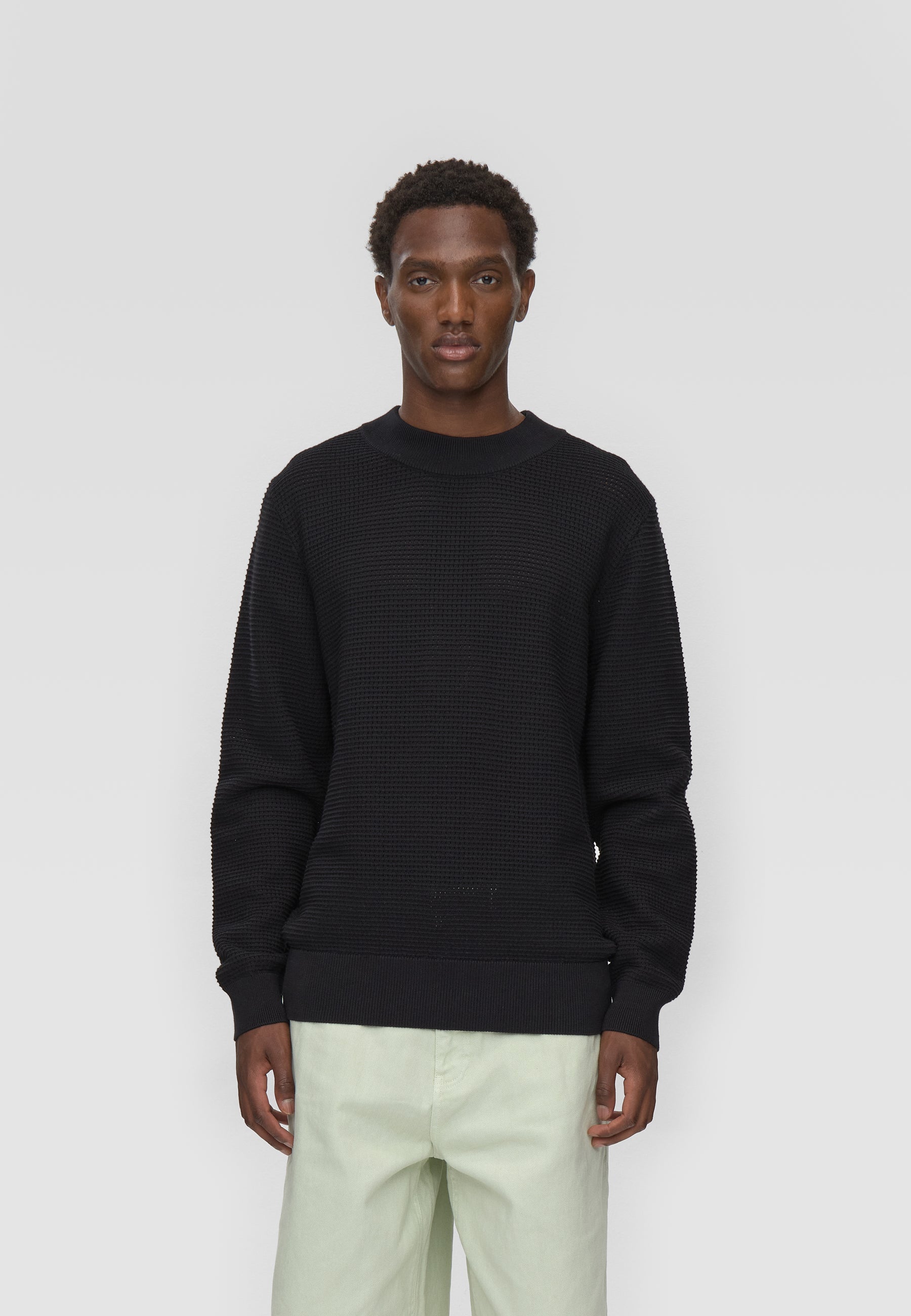 Joshua rlx ls jumper 4177 - Black