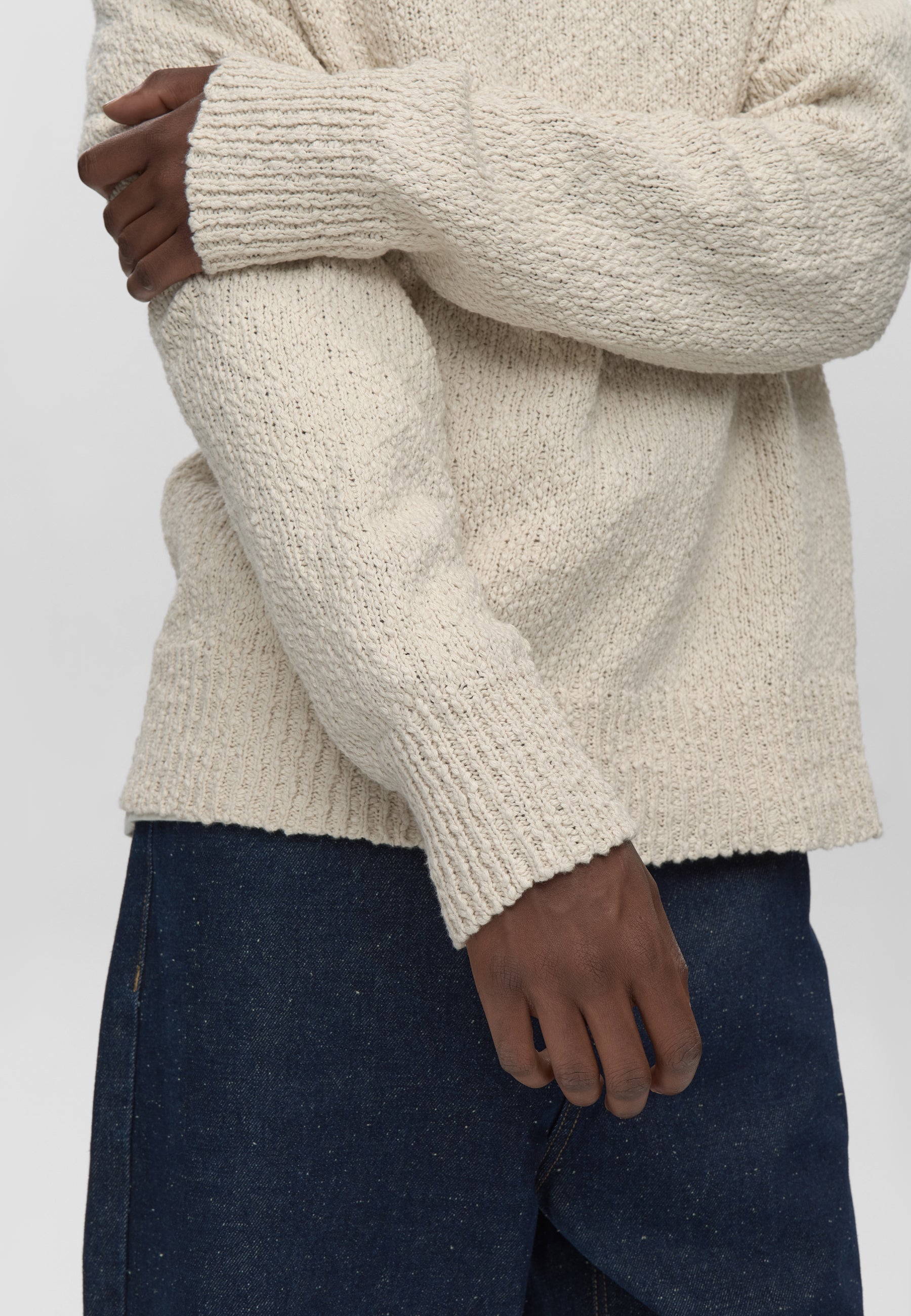 Joshua rlx ls jumper 4583 - Coco Milk