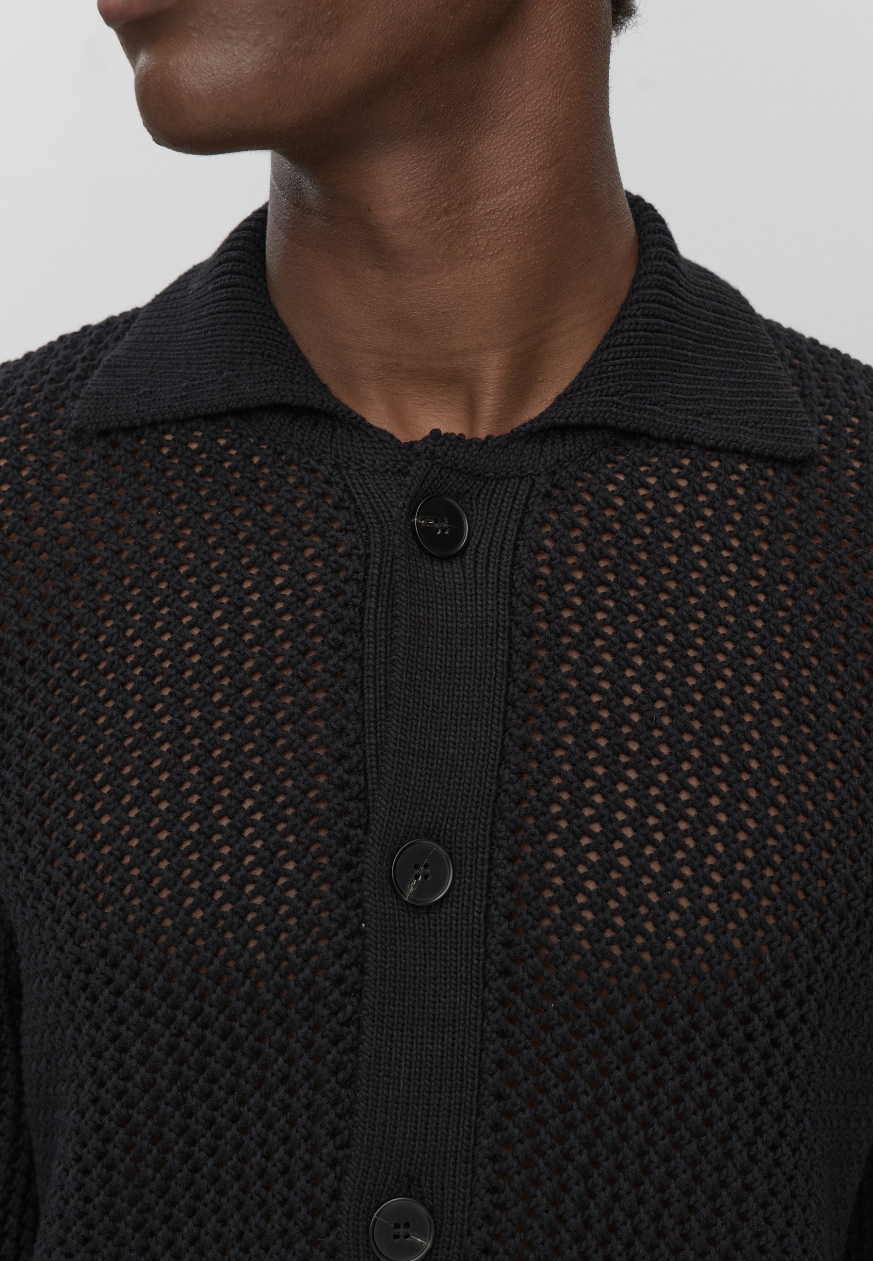 Kairo reg ss shirt 4550 - Black