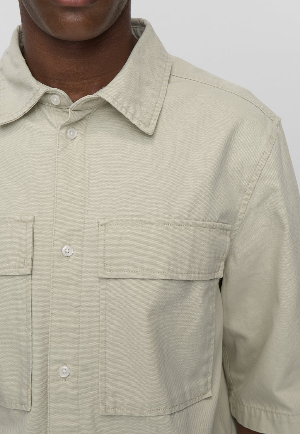 Lando reg ss shirt 4473 - Pelican