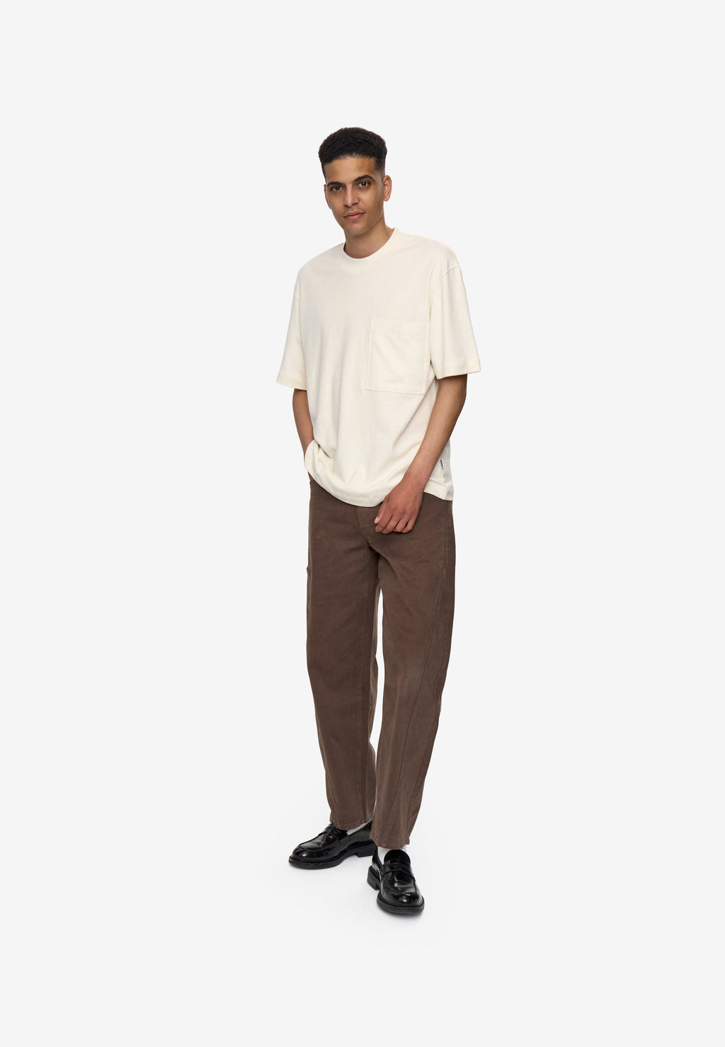 Lono rlx ss pocket tee G4561 - Coco Milk