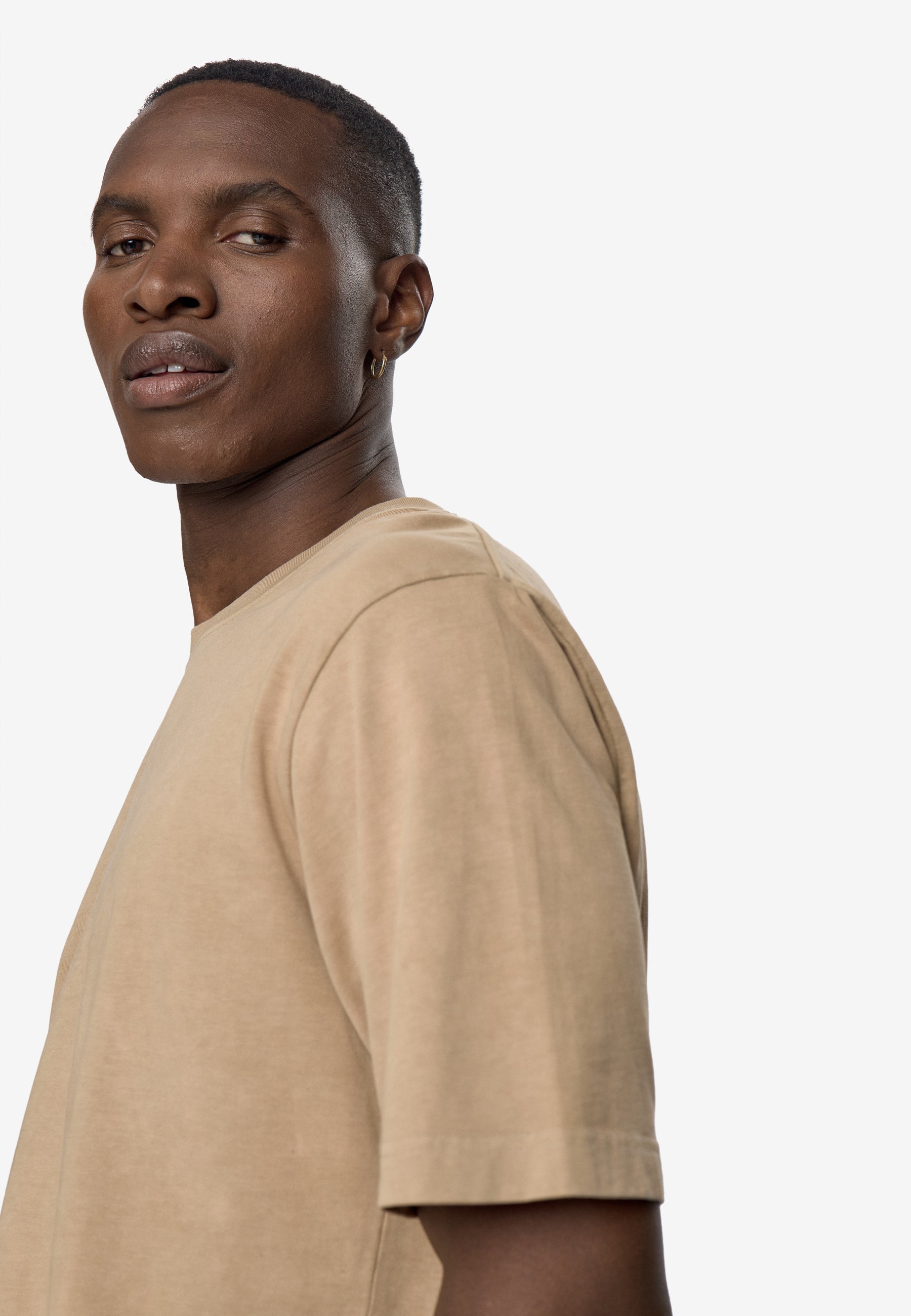 Lono short sleeved t-shirt 3412 - Chinchilla