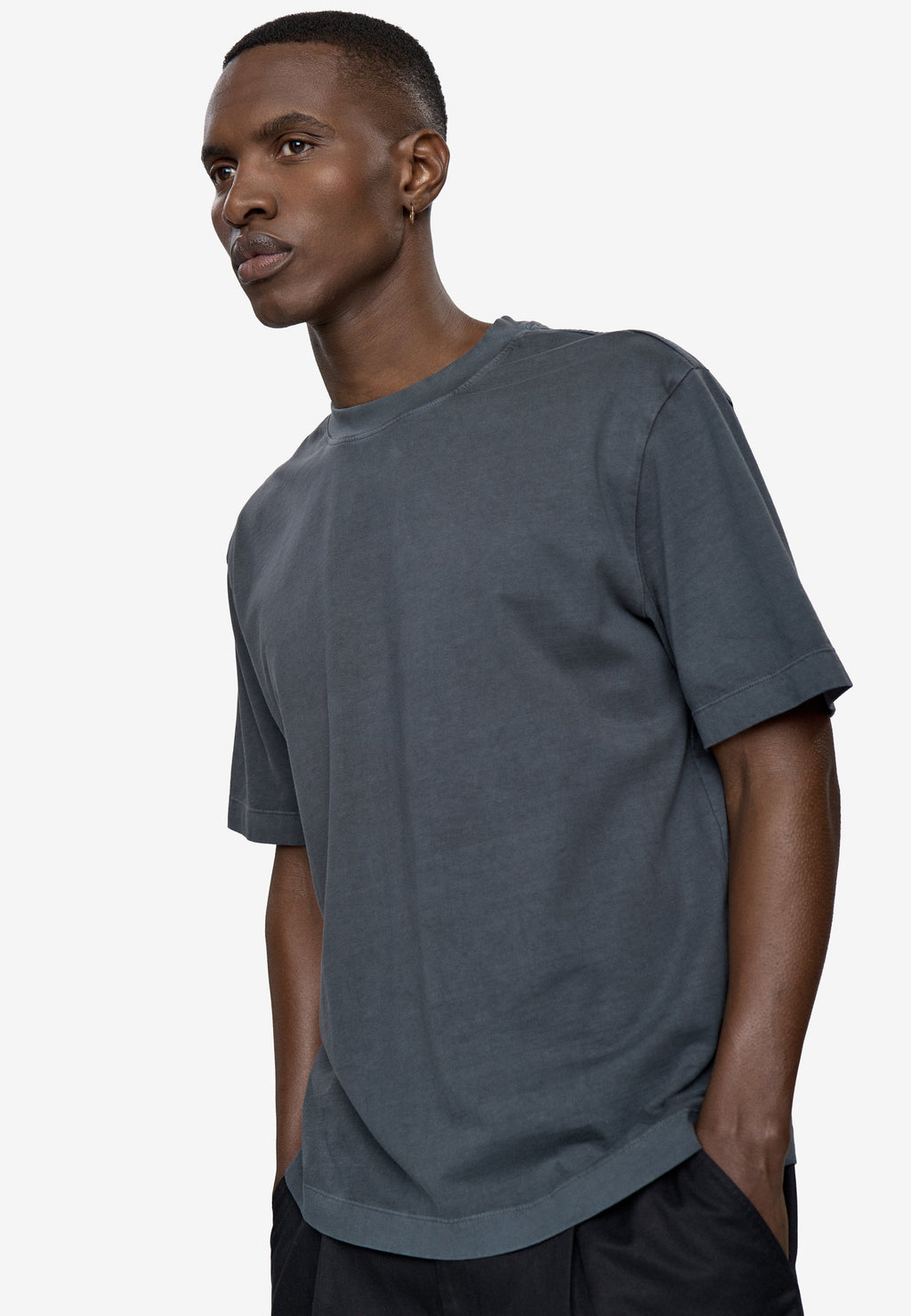 Lono short sleeved t-shirt 3412 - Volcanic Ash
