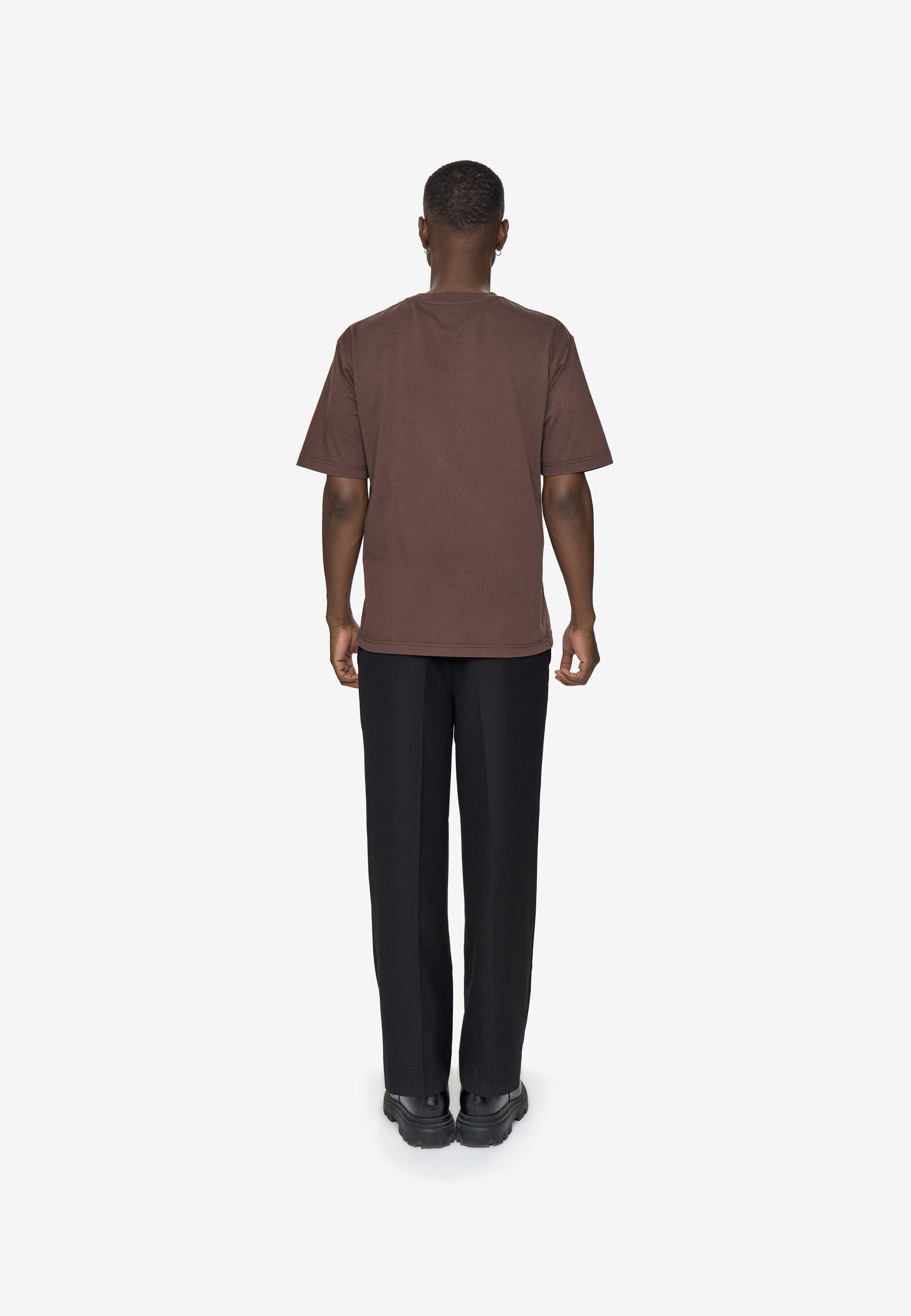 Lono short sleeved t-shirt 3412 - Seal Brown