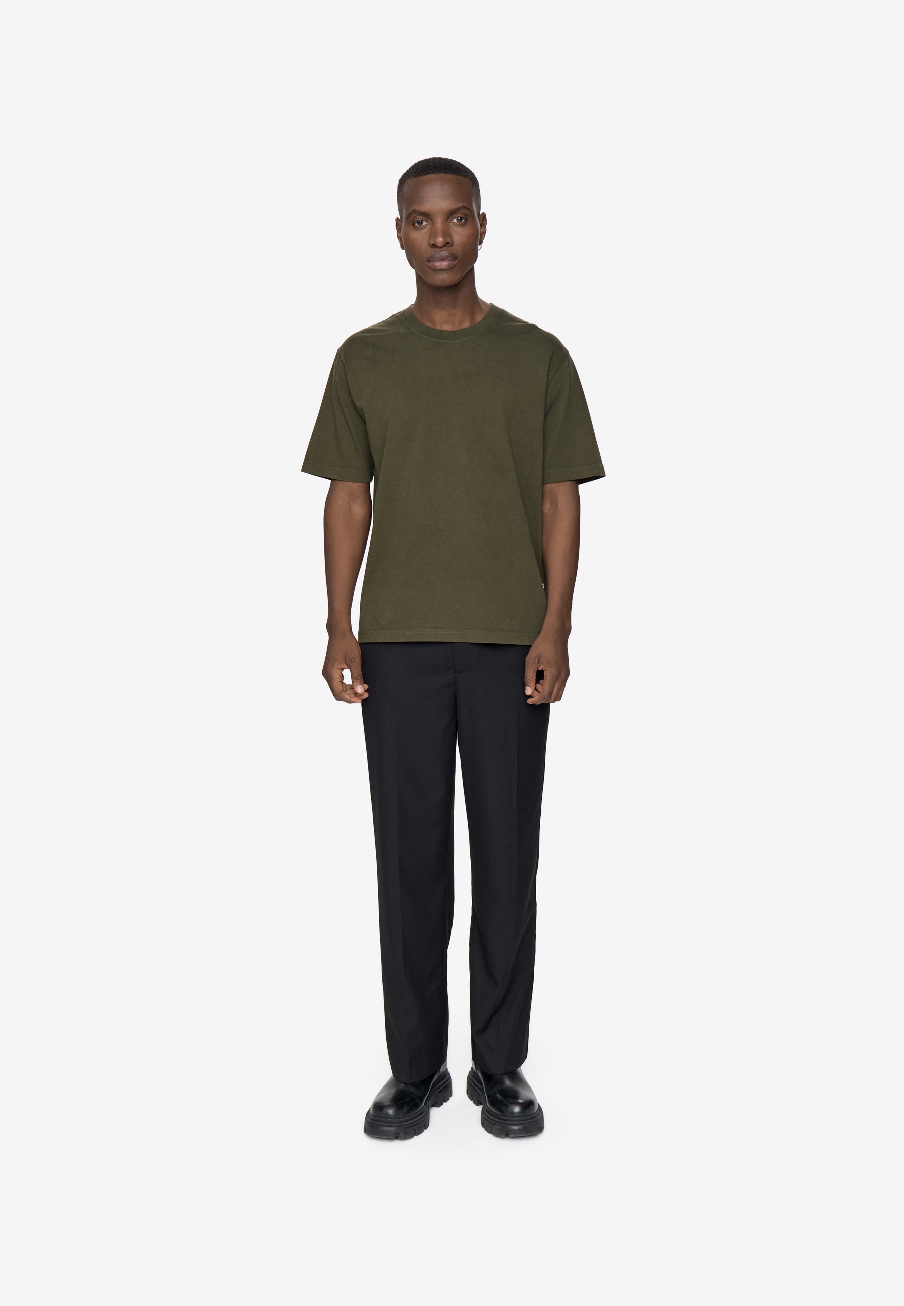 Lono short sleeved t-shirt 3412 - Rosin