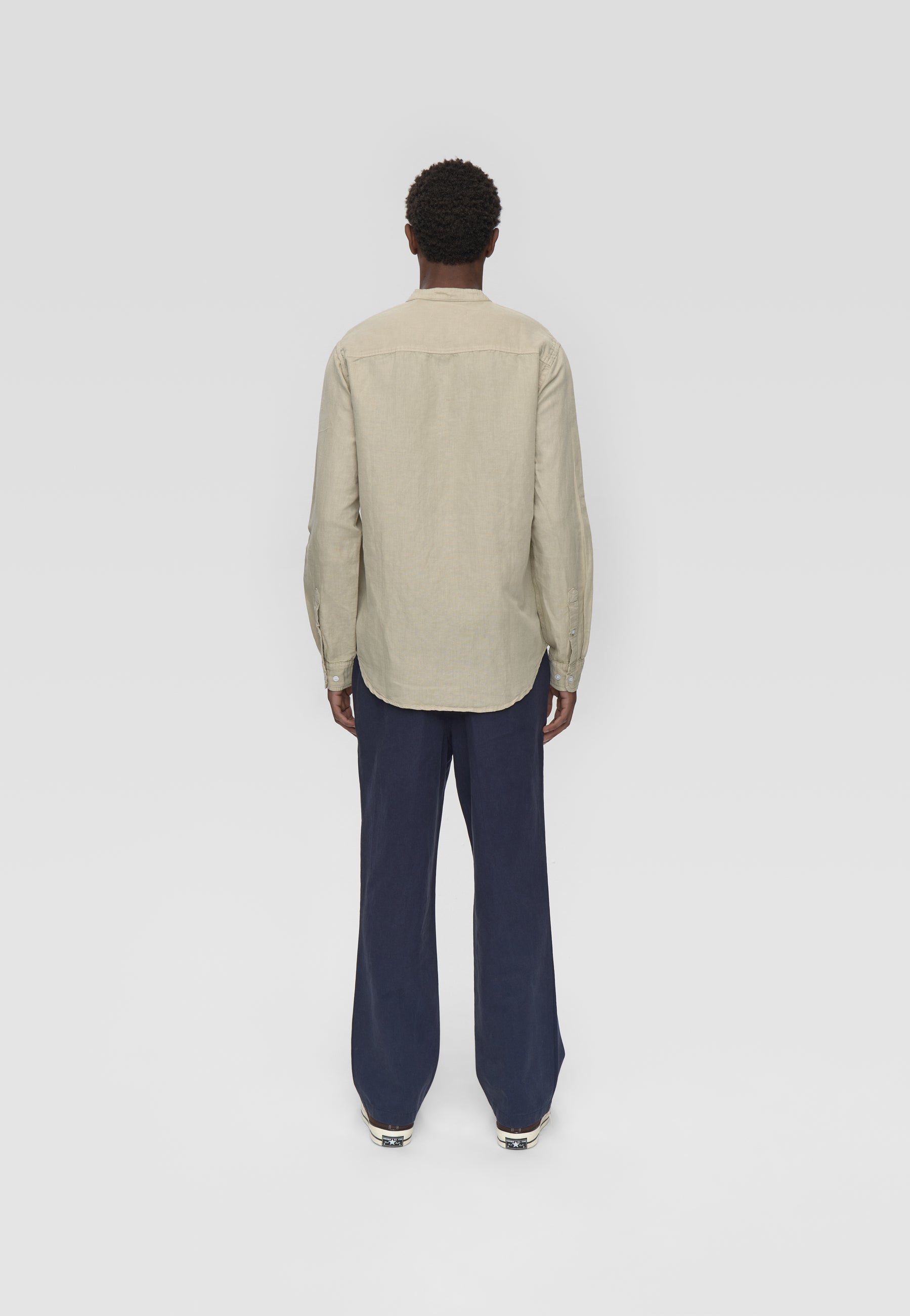 Mando reg ls shirt 4576 - Pelican