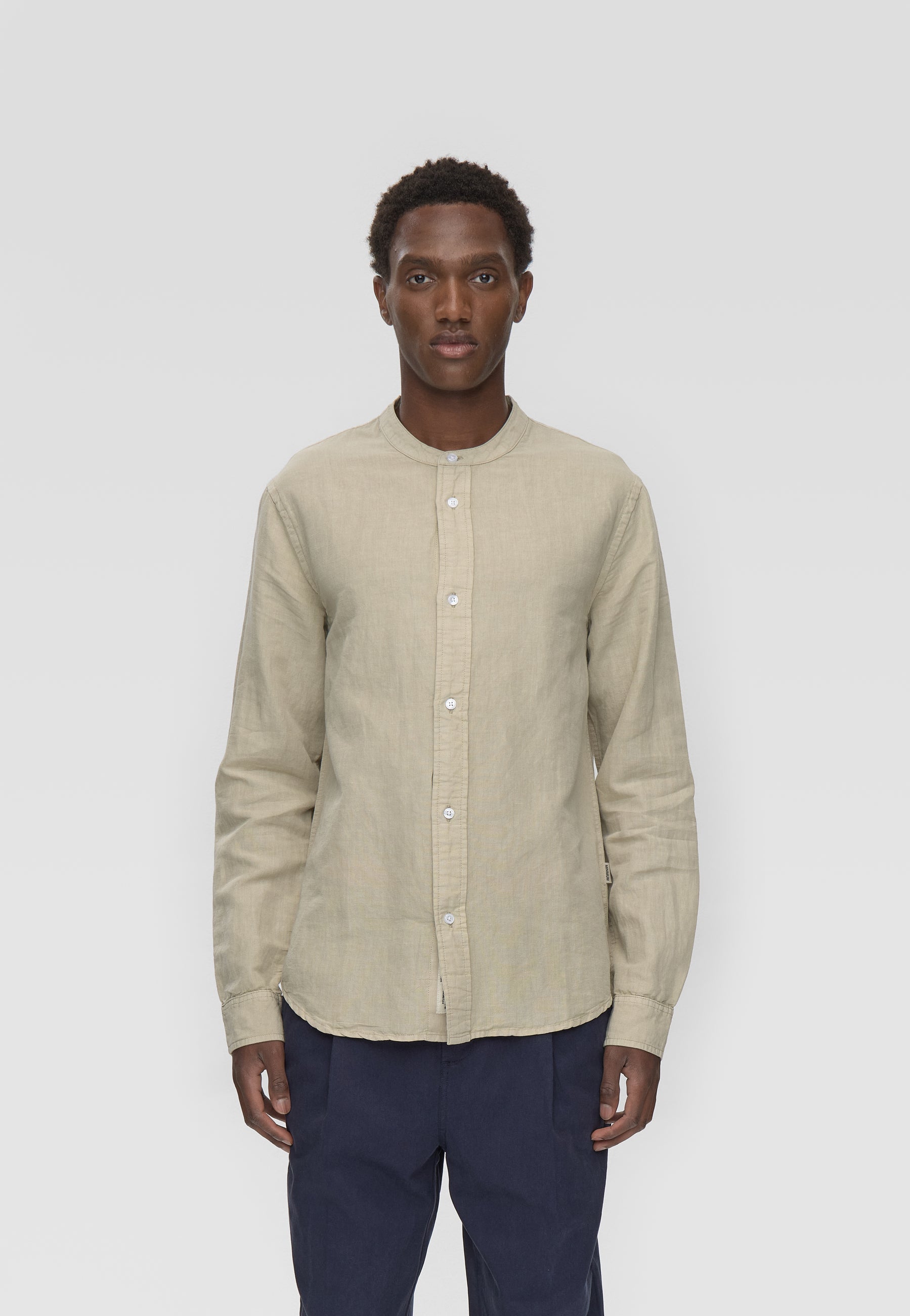 Mando reg ls shirt 4576 - Pelican