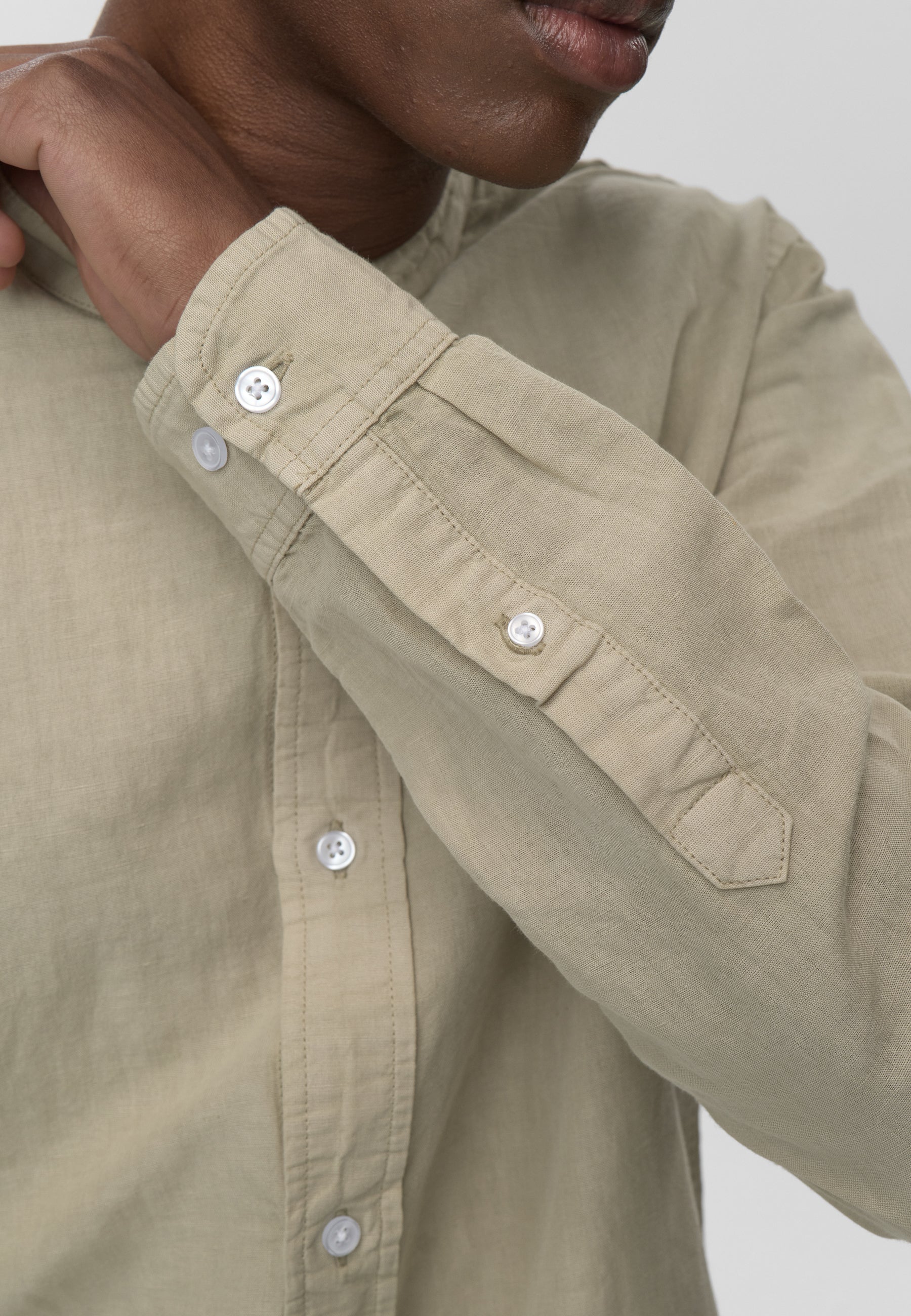 Mando reg ls shirt 4576 - Pelican