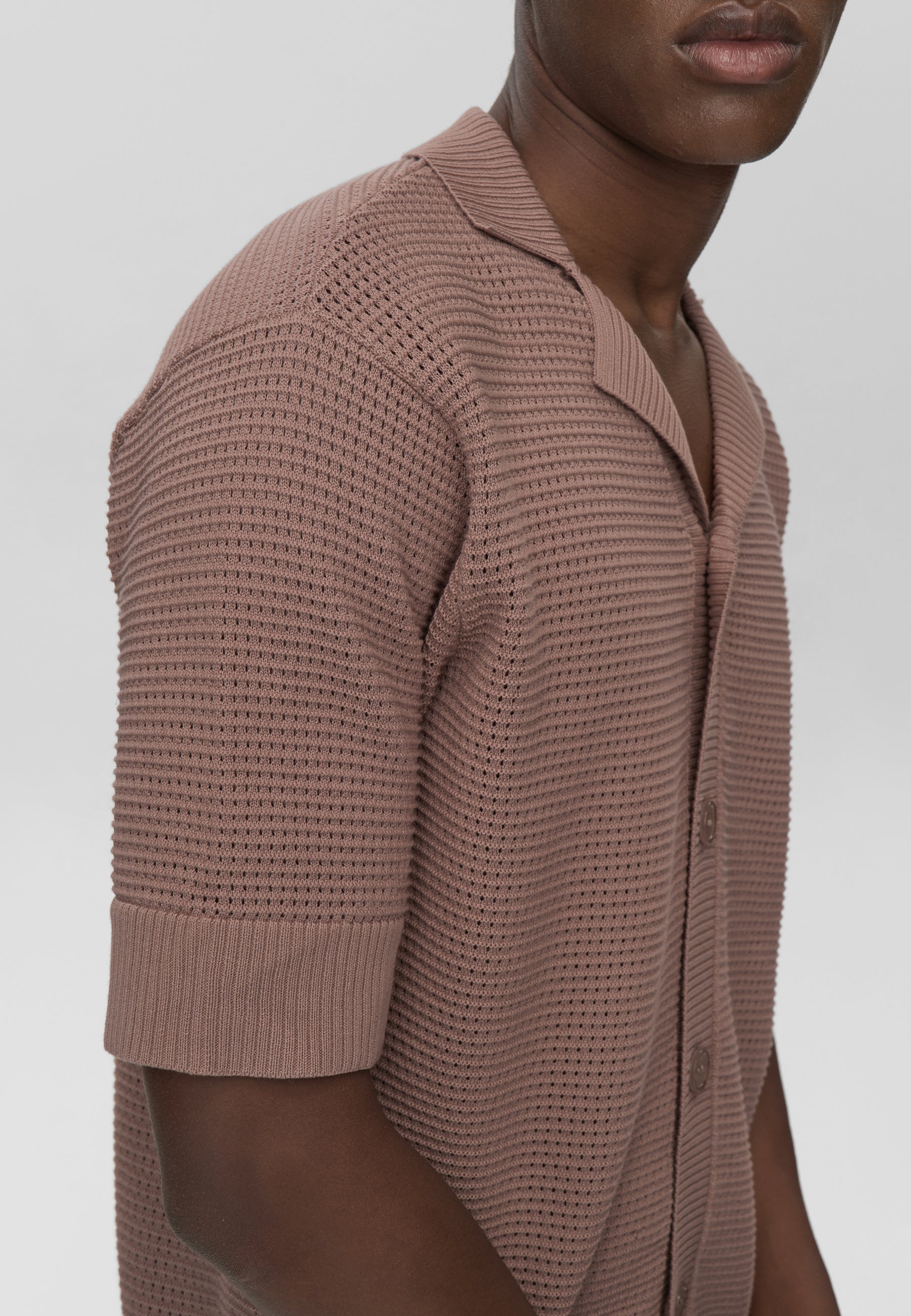 Mason crochet polo shirt 4177 - Antler