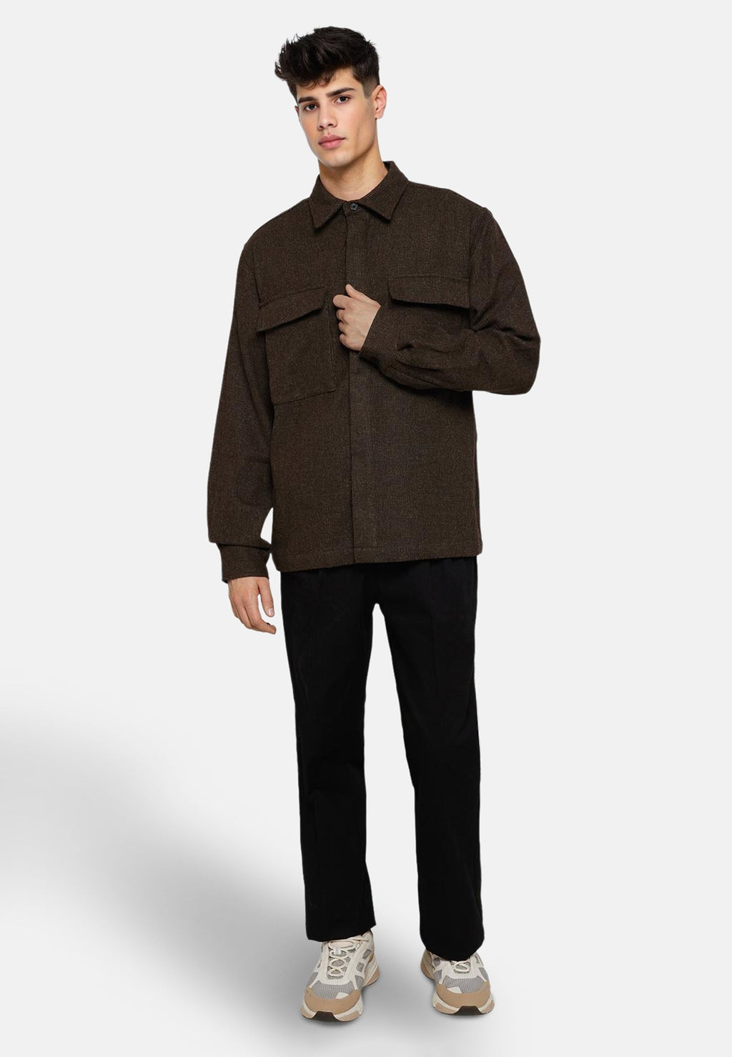 Maxson shirt 4408 - Shitake