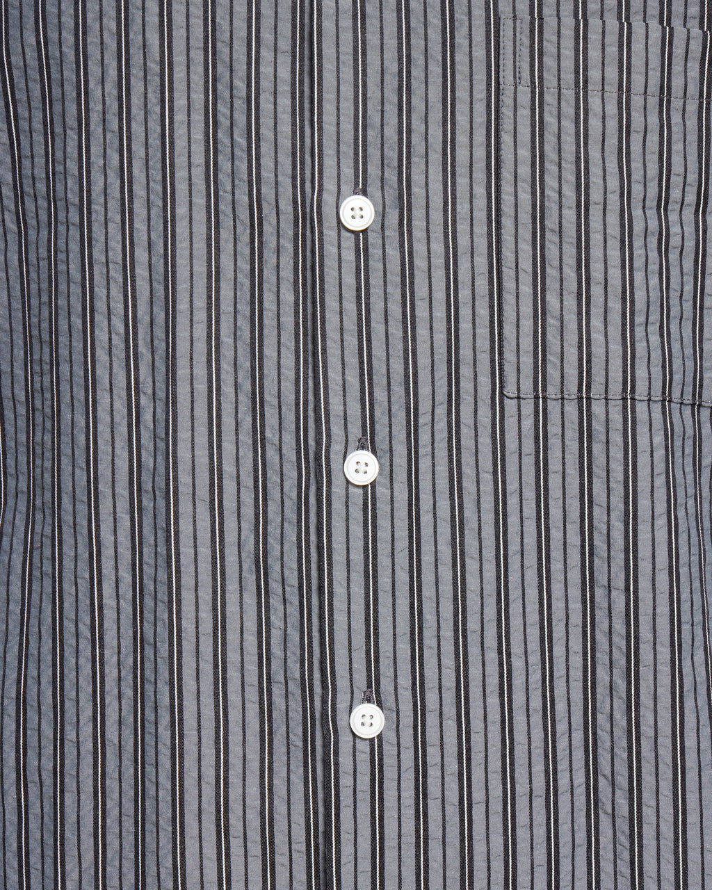 Nash short sleeved striped shirt 4242 - Black