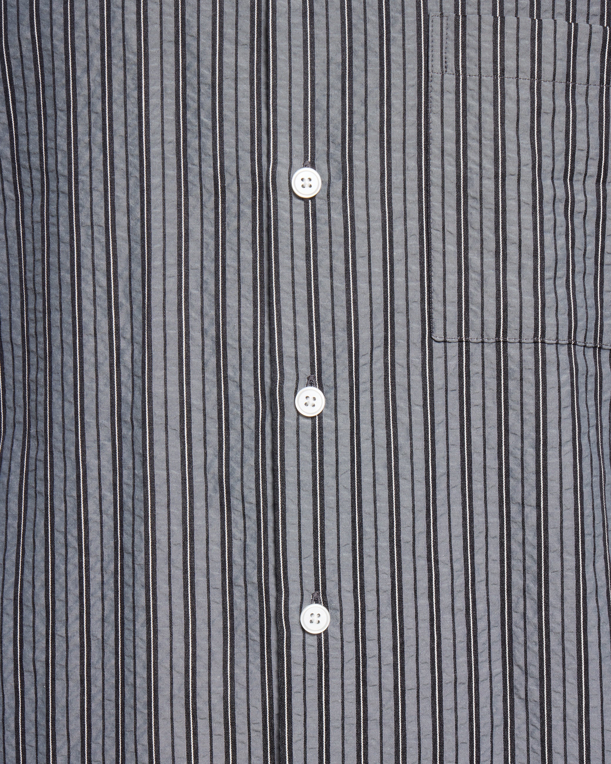 Nash short sleeved striped shirt 4242 - Black