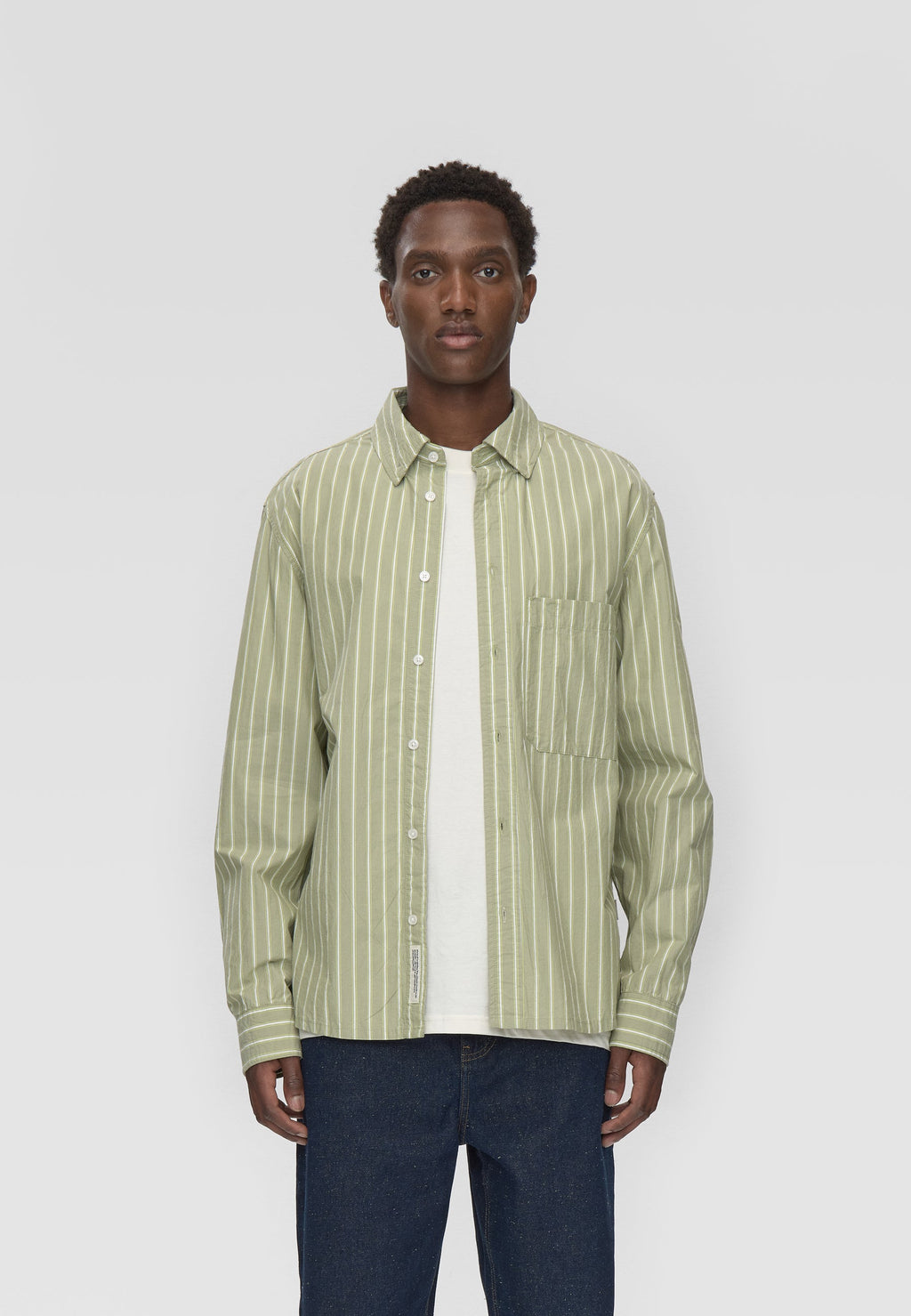 Pedro rlx ls striped shirt 4564 - Desert Sage