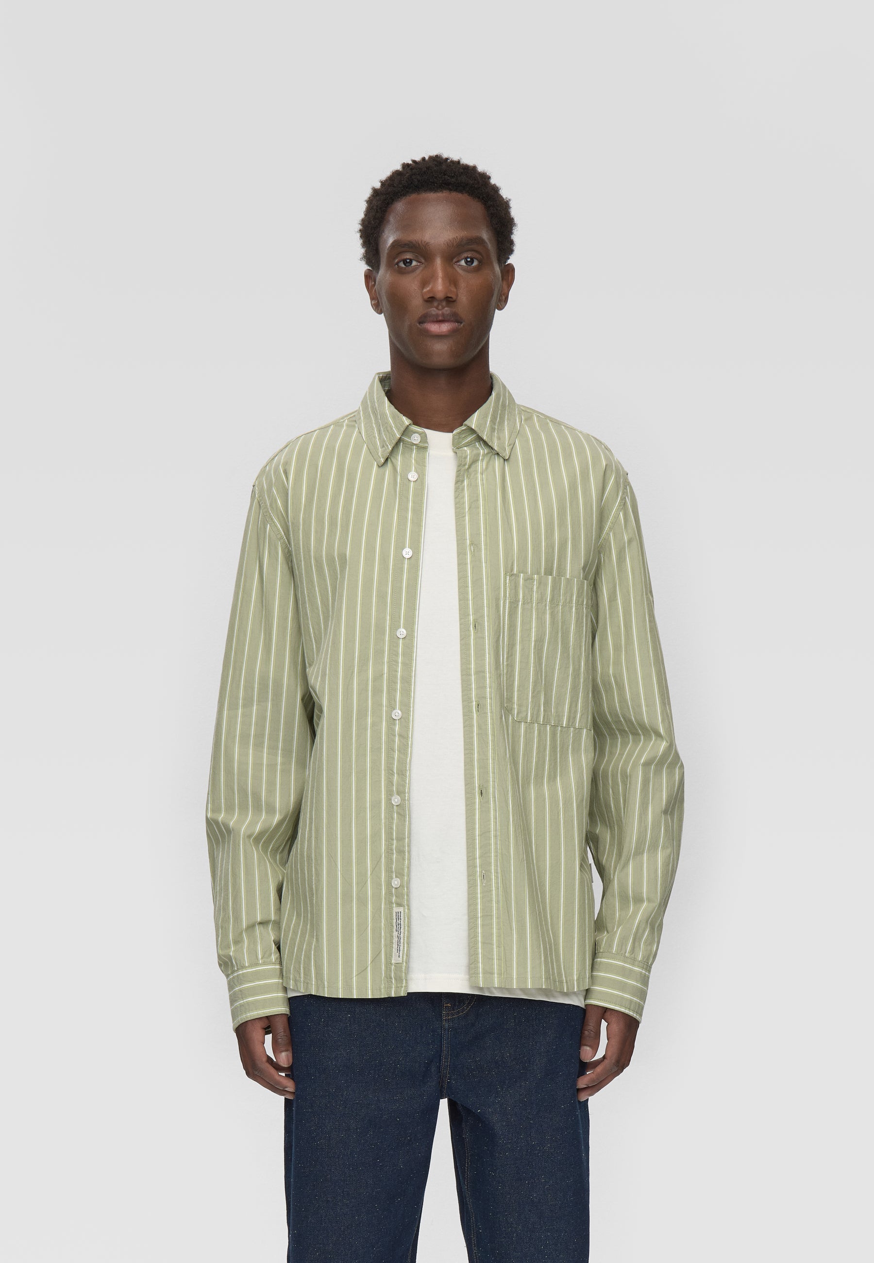 Pedro rlx ls striped shirt 4564 - Desert Sage