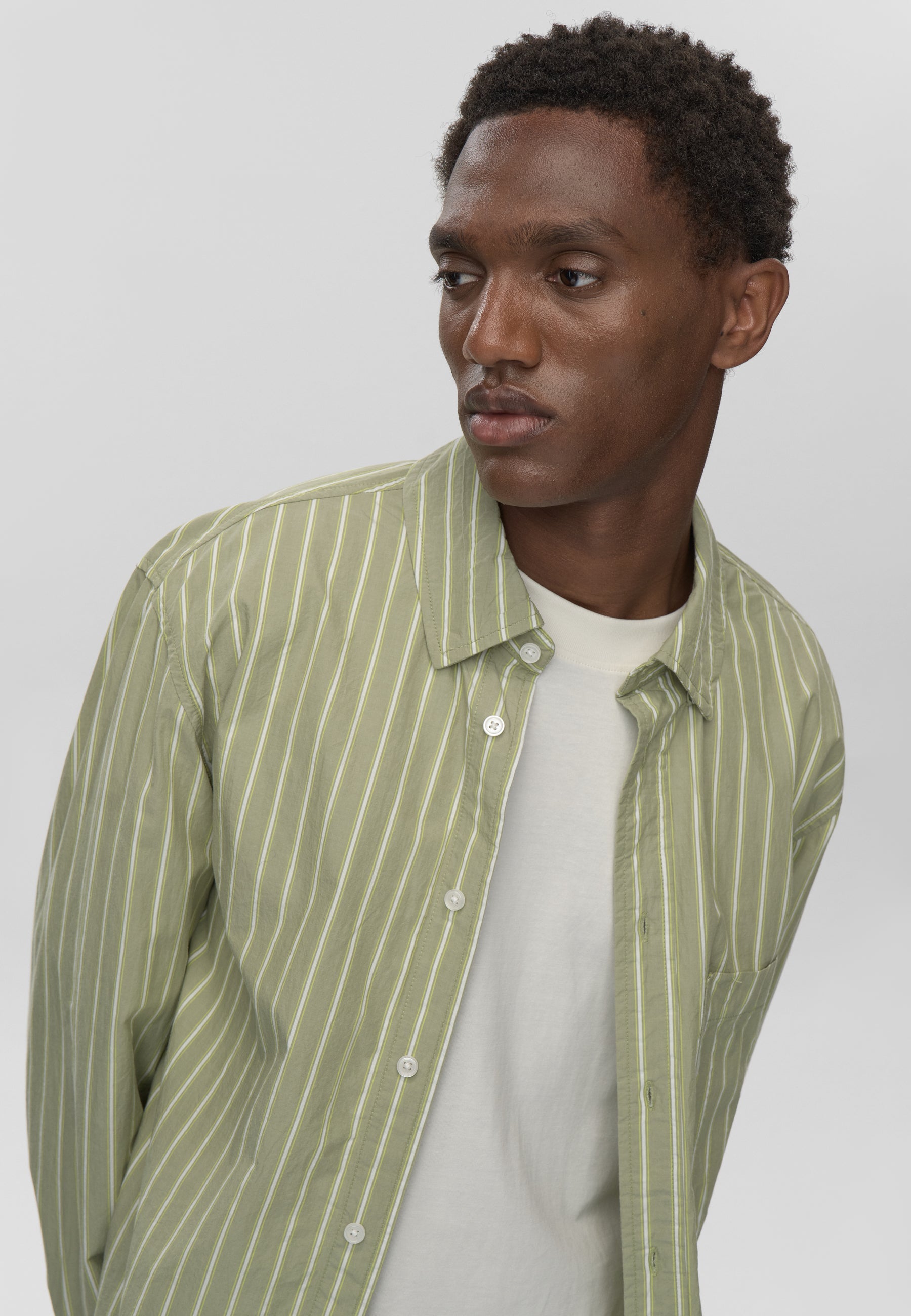 Pedro rlx ls striped shirt 4564 - Desert Sage