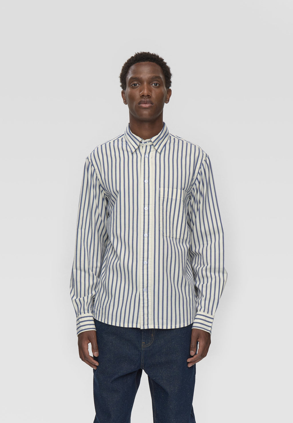 Pedro rlx ls striped shirt 4680 - Sky Captain