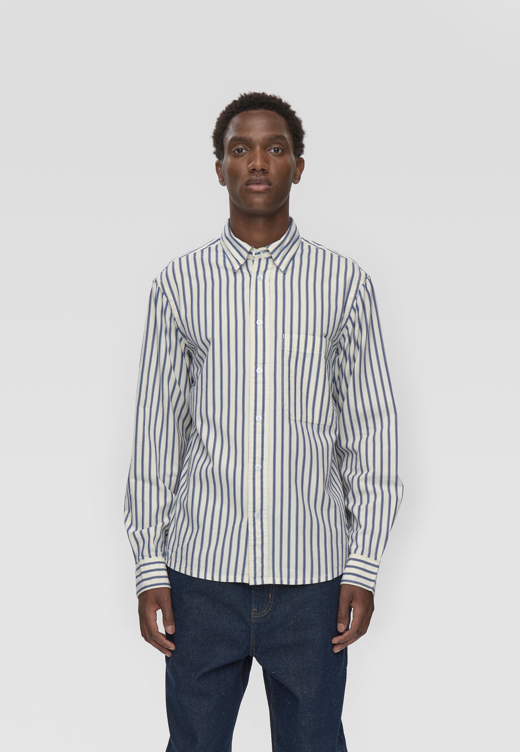 Pedro rlx ls striped shirt 4680 - Sky Captain