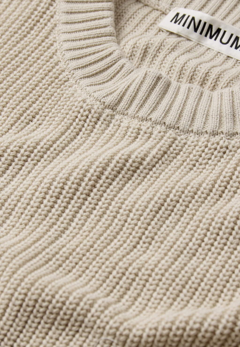Rob basic knit sweater G006 GOTS - Pelican