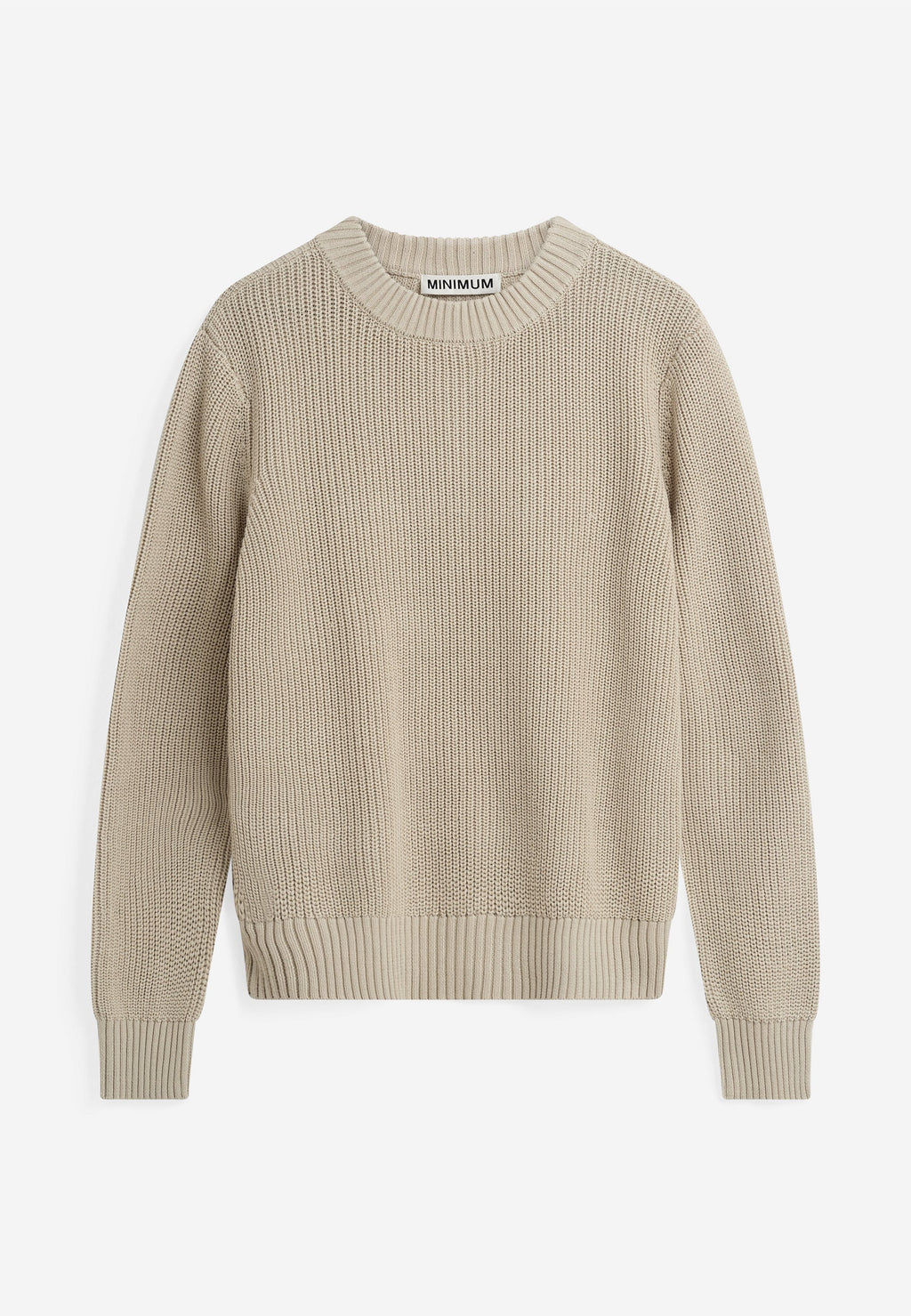 Rob basic knit sweater G006 GOTS - Pelican