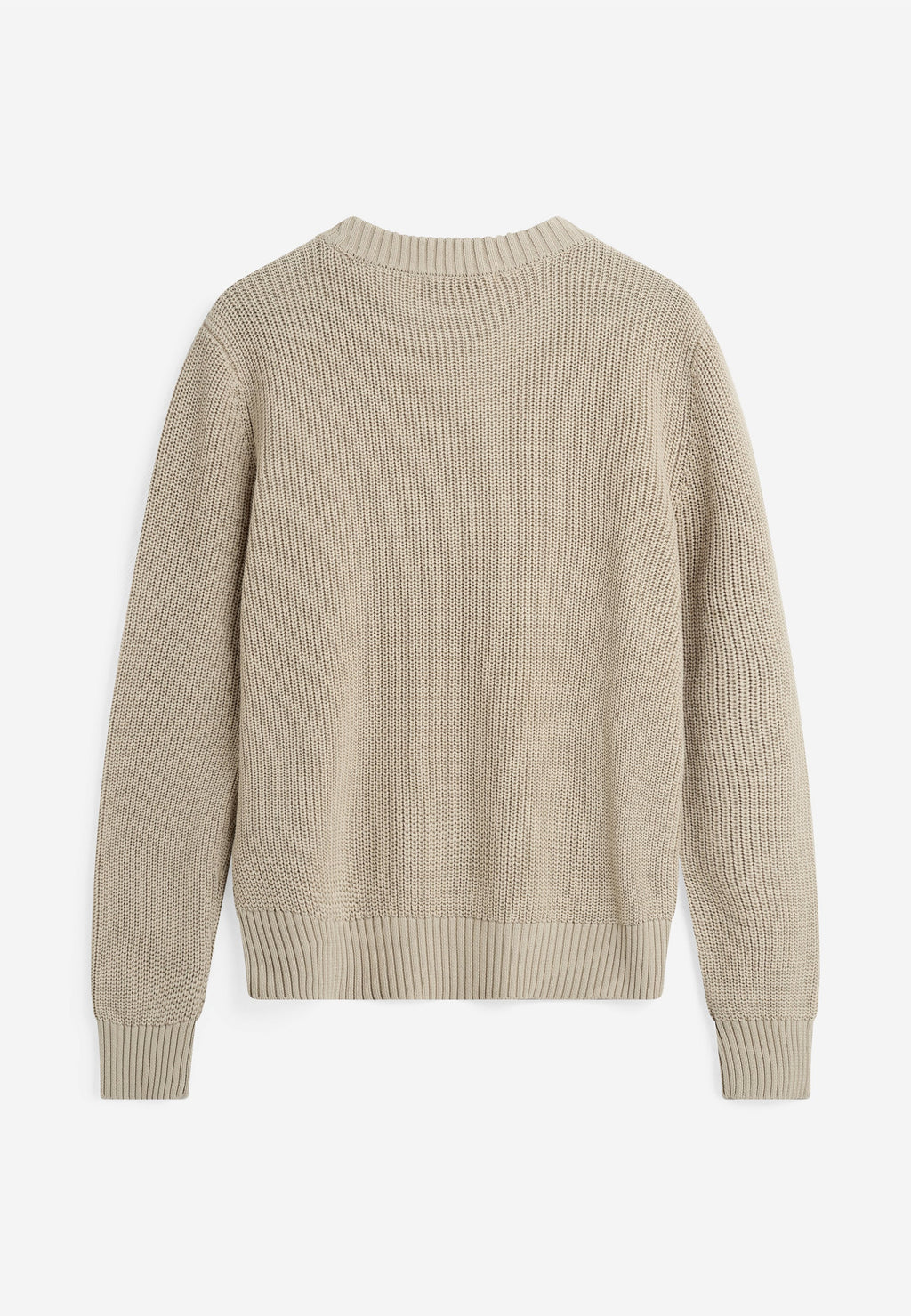 Rob basic knit sweater G006 GOTS - Pelican