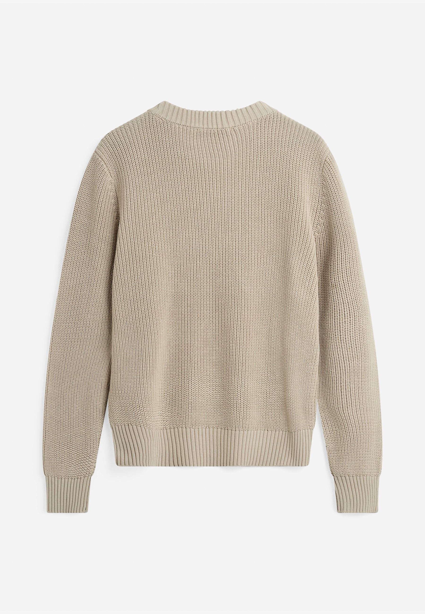 Rob basic knit sweater G006 GOTS - Pelican