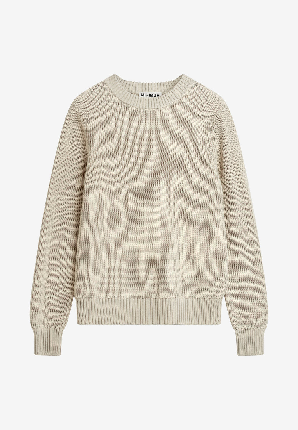 Rob basic knit sweater G006 GOTS - Pelican