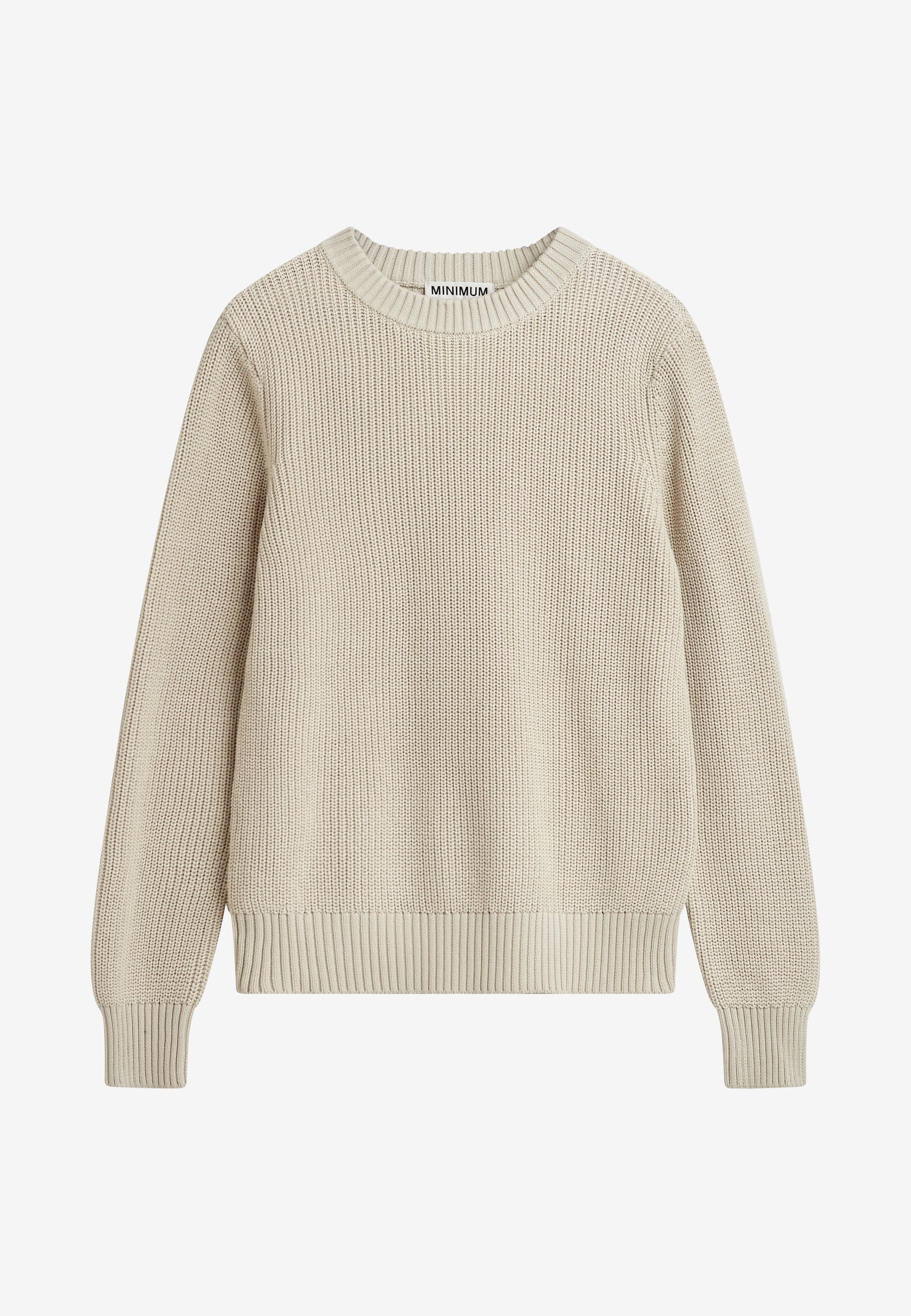 Rob basic knit sweater G006 GOTS - Pelican
