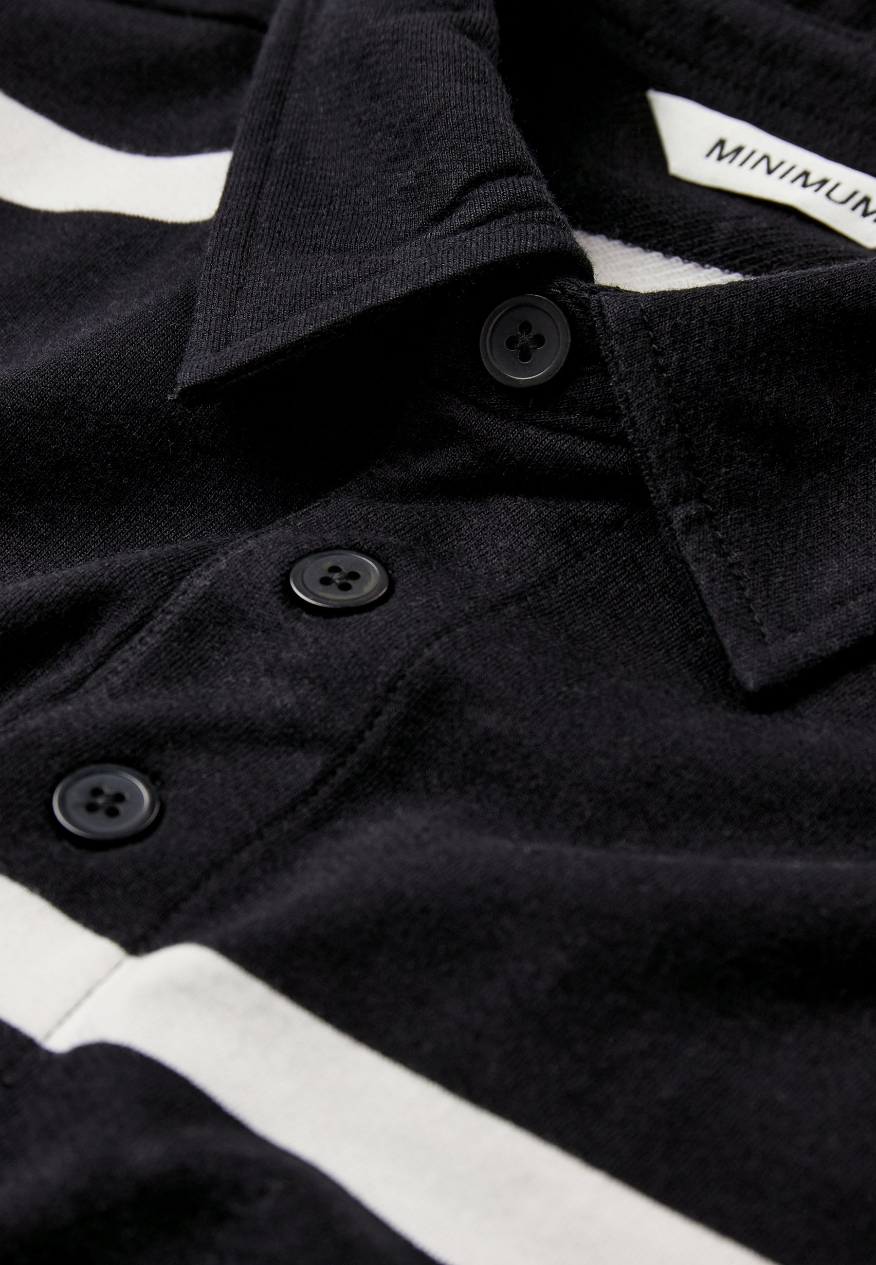 Tate rlx YD strp ls polo G4881 - Black